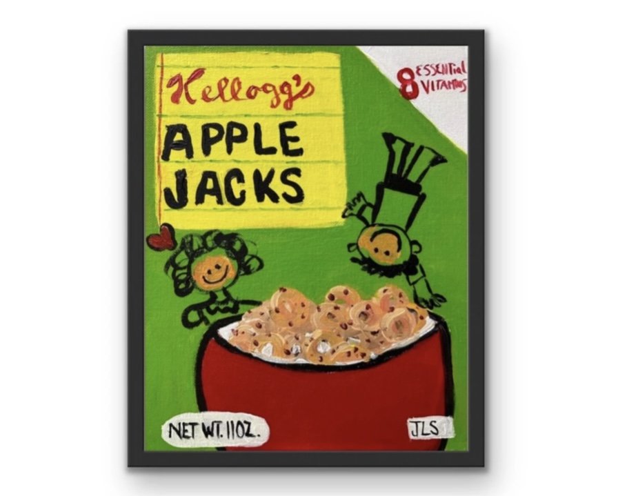 Retro Cereal artwork for nostalgia and retro decor