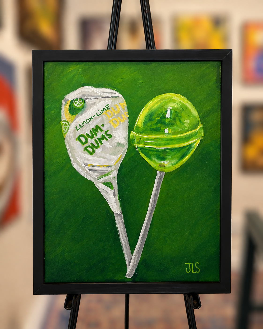 Sweeter With Lemon-Lime, Dum Dums Lollipop 11 x 14”