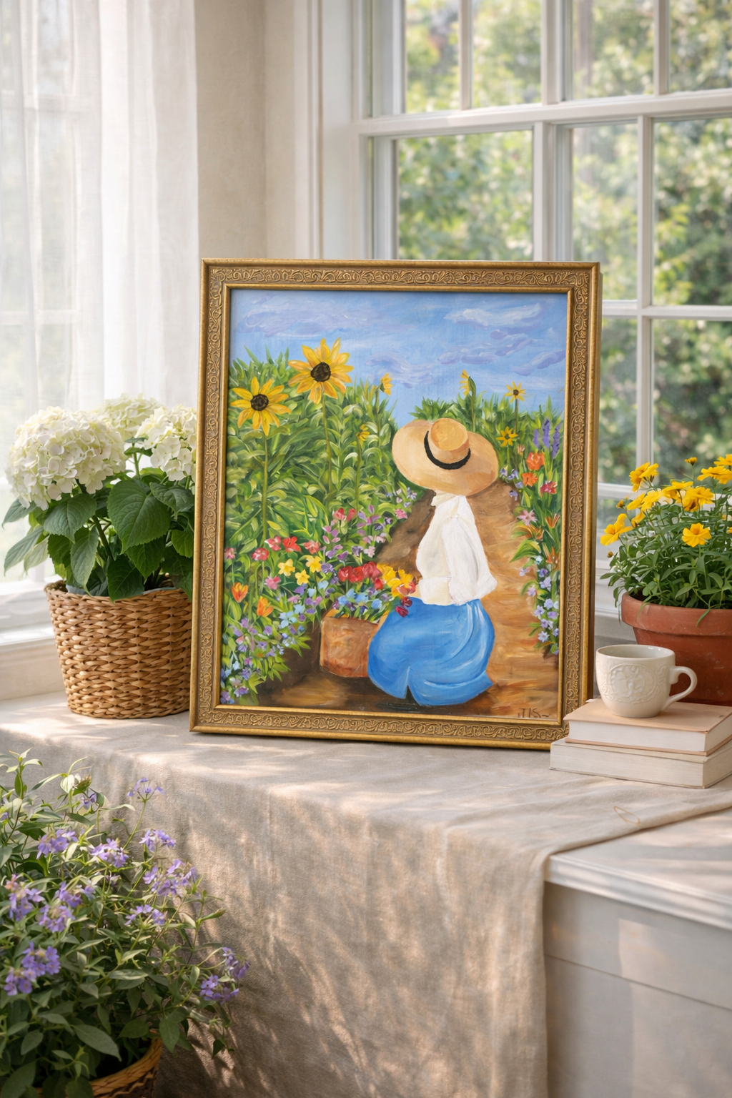 Among the Sunflowers