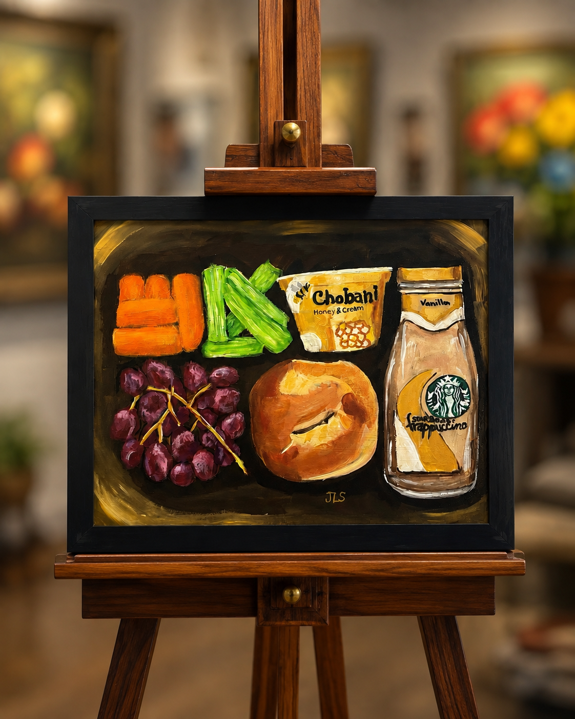 Lunchbox with Frappuccino 11 x 14”