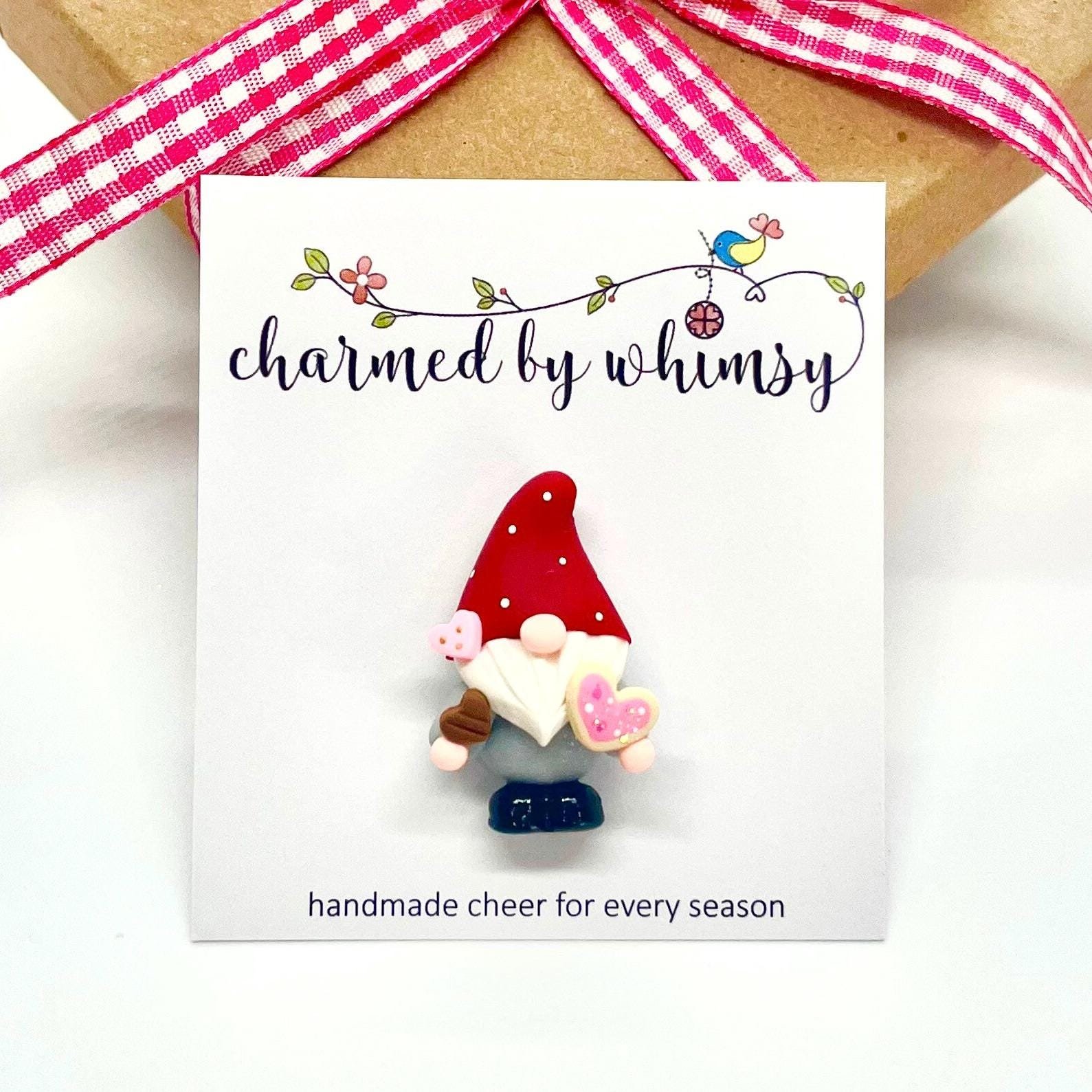 Sweet Valentines Gnome Pin