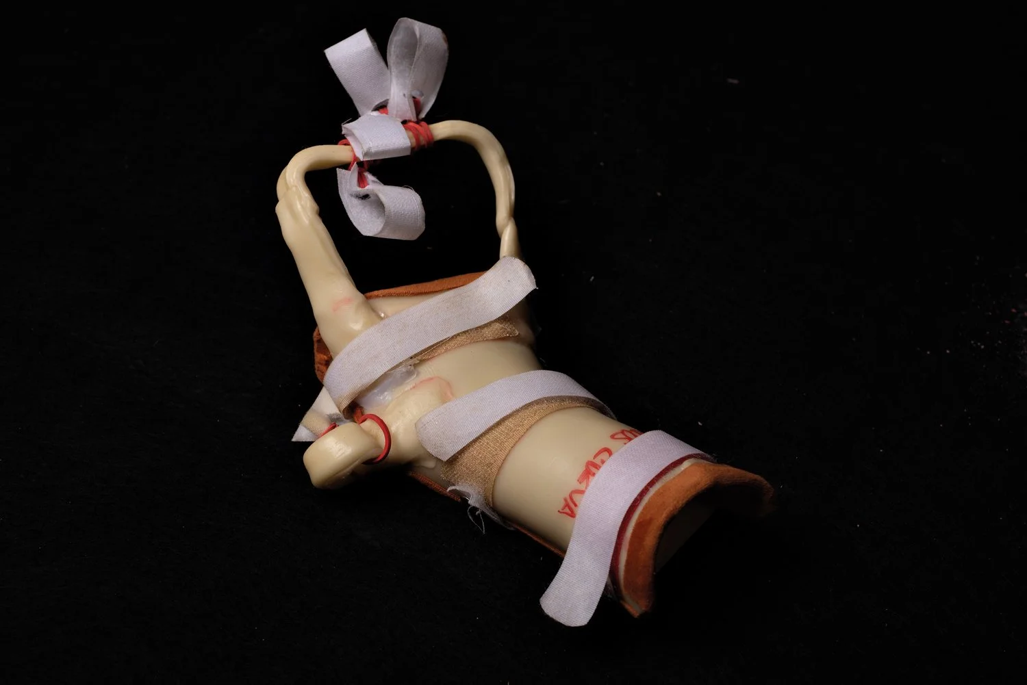 Férula de ayuda para la fisioterapia de los dedos