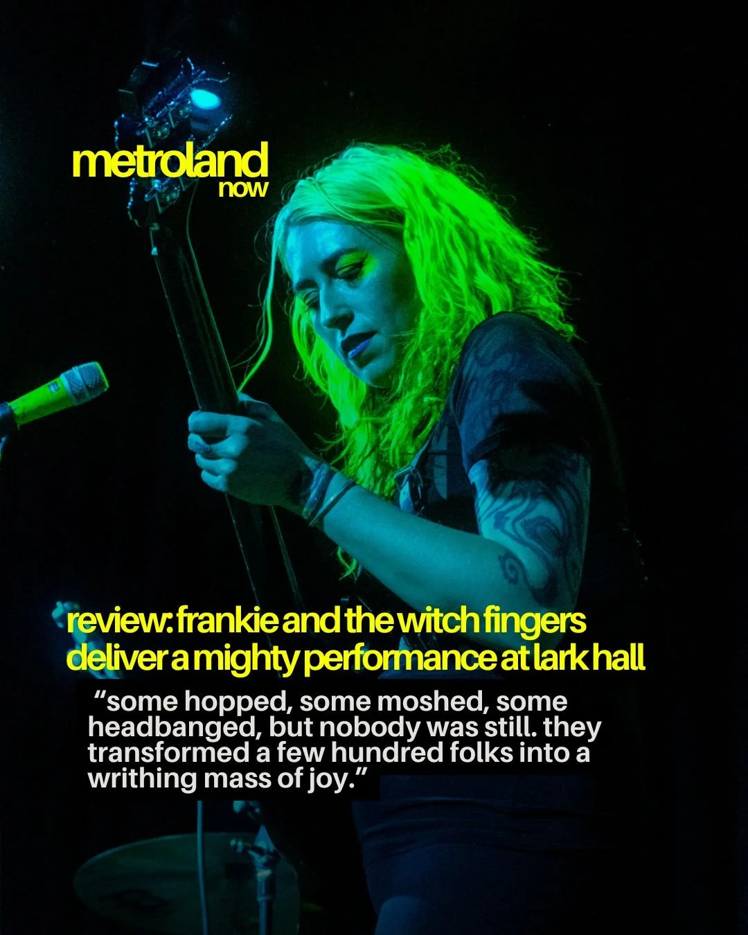 Dive Presents knocked it out of the park again with Frankie and the Witch Fingers at Lark Hall in Albany. Pete Perry was on hand to revel in all of the psych rock glory. You can read his full review alongside a photo gallery of the evening over on ou