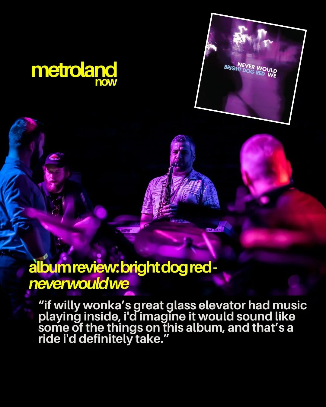 Metroland writer Jonathan Patrizio gave Bright Dog Red&rsquo;s latest record a spin and shared some thoughts. Read the full review on our website, and mark your calendars for their release party at No Fun in Troy on November 13!