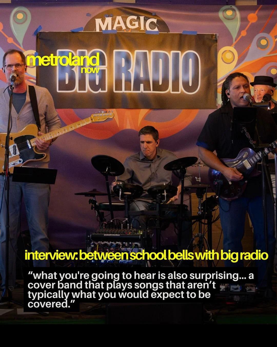 Big Radio is a band of teachers, a counselor and a retired principal from North Colonie School district who have created quite the extracurricular for themselves: a cover band performing songs that aren&rsquo;t typically covered. Katie Leach caught u