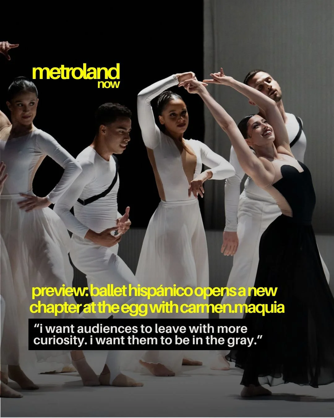 Ballet Hisp&aacute;nico is making a homecoming of sorts at The Egg tomorrow night, nearly five decades after the company first appeared during the venue&rsquo;s grand opening weekend in 1978. Chris Clemente had the opportunity to connect with the com