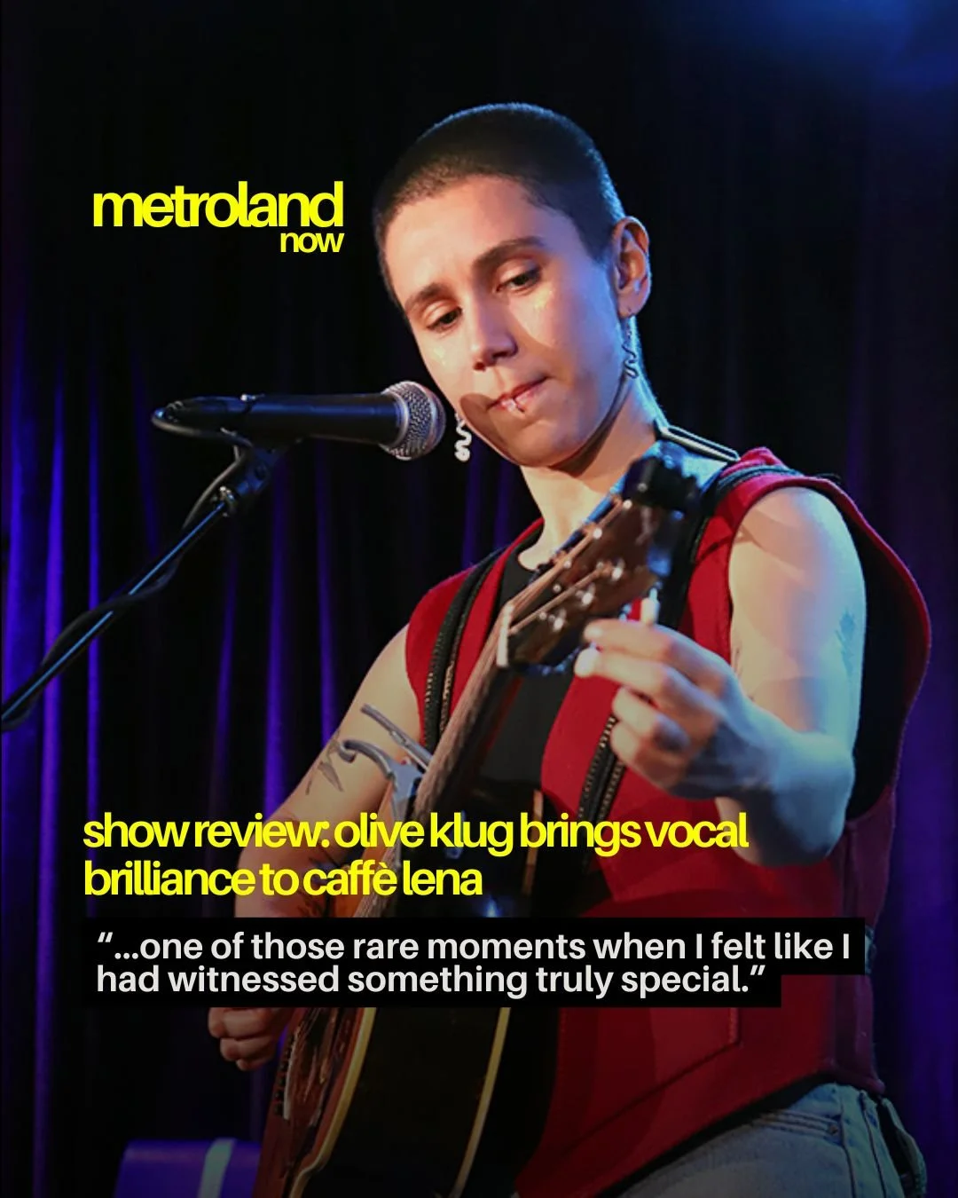 On Saturday night, Olive Klug graced the stage of Caff&egrave; Lena to share their authenticity, both through their folk songs and their in-between tracks banter. Tom Miller was there to take it all in &ndash; read his review now on our website.