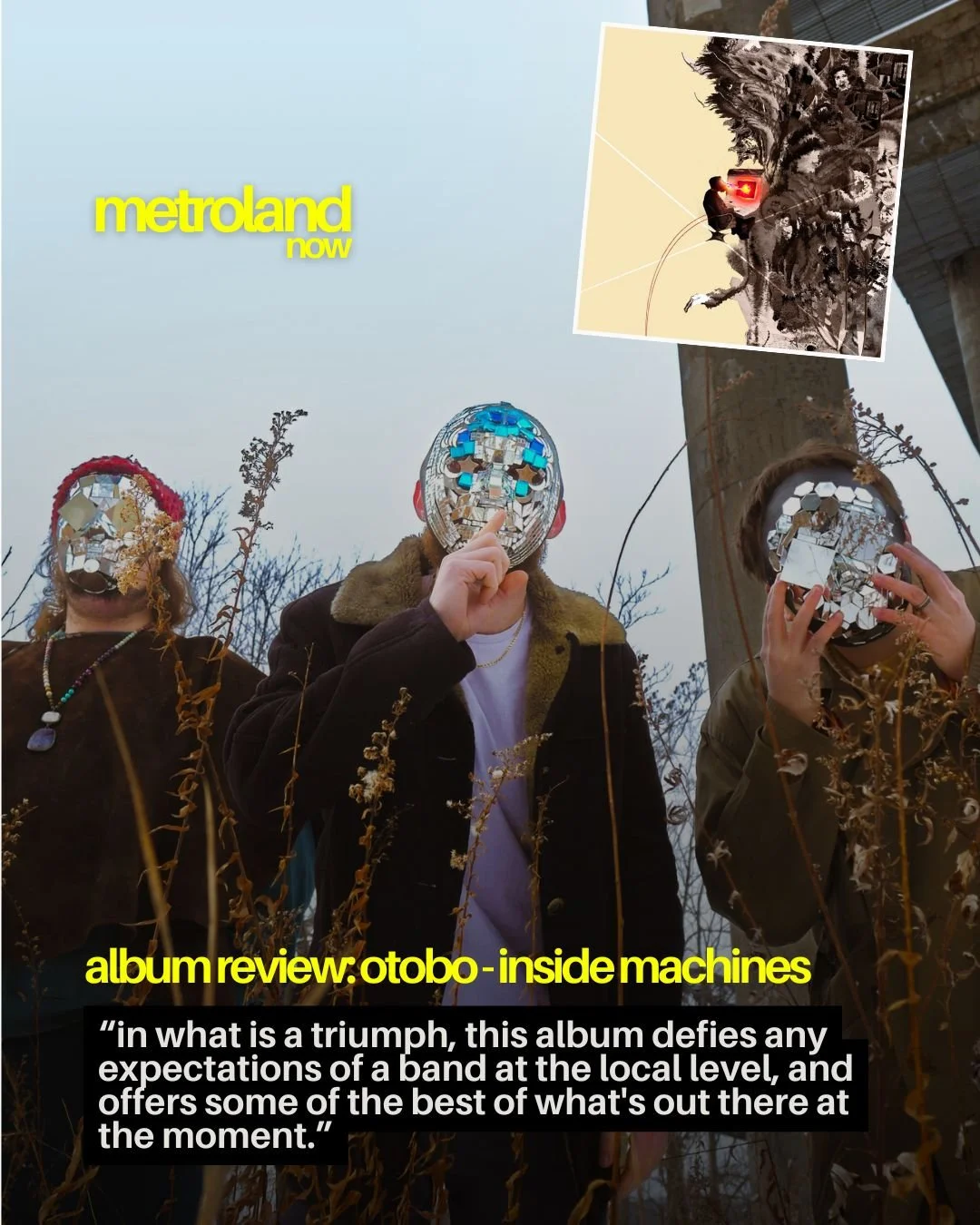 Otobo walk a fine line through prog and math rock with their latest album, Inside Machines. It&rsquo;s a tremendous feat, as Jonathan Patrizio discovered. Read his full review over on the website now, and be sure to check out the record wherever you 