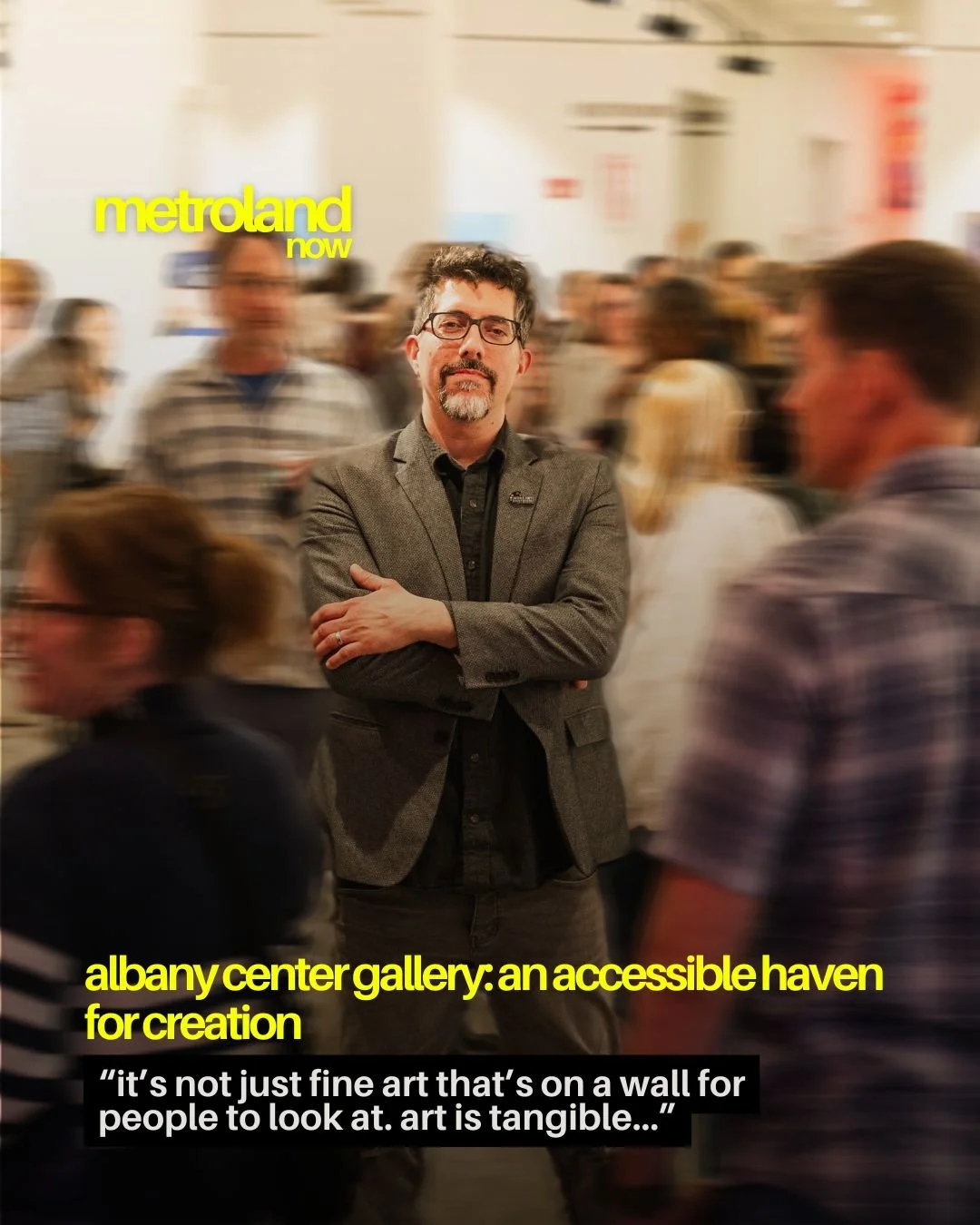 Natalie St. Denis recently sat down with Tony Iadicicco, the Executive Director of Albany Center Gallery, for the front cover interview of our April 2026 print issue. Read all about the gallery&rsquo;s new location and their upcoming plans in that is