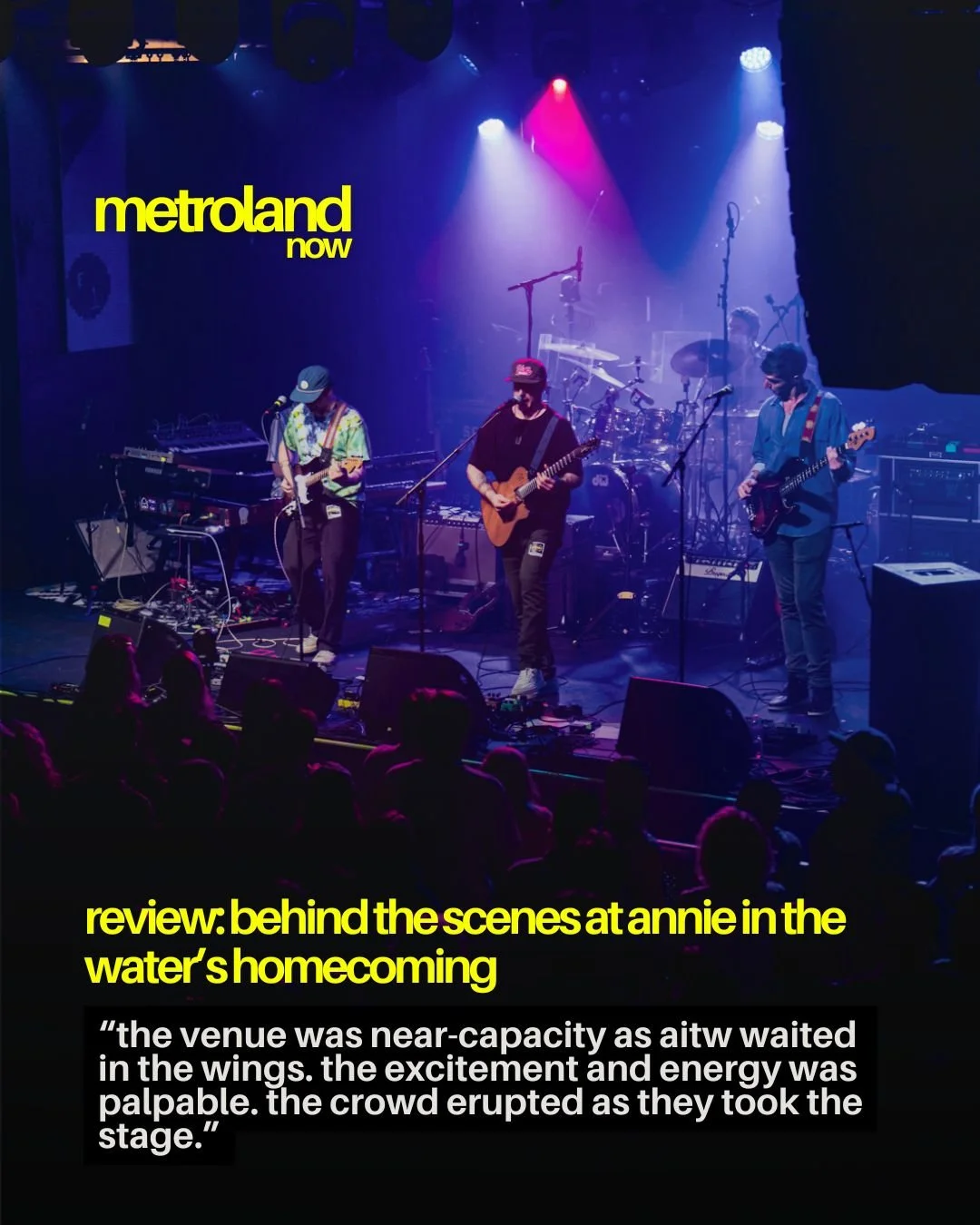 Andy Scullin had the pleasure of joining Annie in the Water&rsquo;s crew for their big Empire Live show with Dogs in a Pile this past weekend. Check out a recap of the day's events &mdash; from load-in to load-out &mdash; over on our website now!