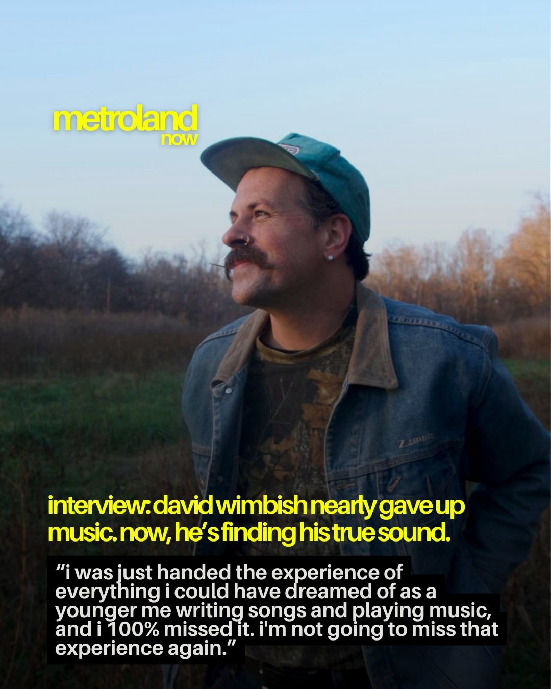 David Wimbish is one of the most underrated songwriters in underground music. His music threads the needle between anthemic pop-rock and intimate folk, and every song has a hook that&rsquo;s bound to get stuck in your head. On May 16, he&rsquo;s head