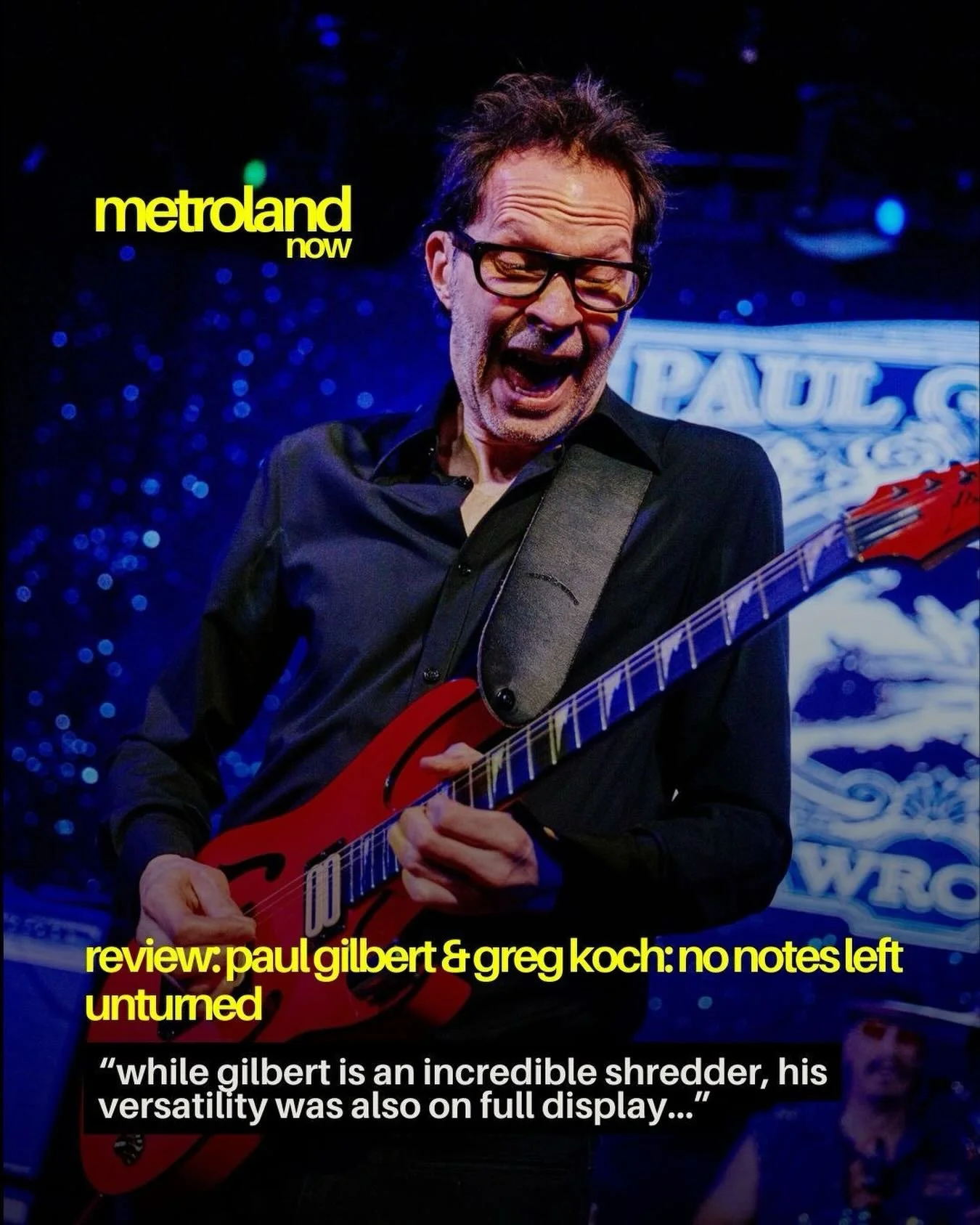 Guitar virtuosos Paul Gilbert and Greg Koch visited the Capital Region last week for a Fast Tony Productions show at Putnam Place in Saratoga. Jonathan Patrizio and put.over.photo were on hand to capture the guitar-induced spectacle, which you can re