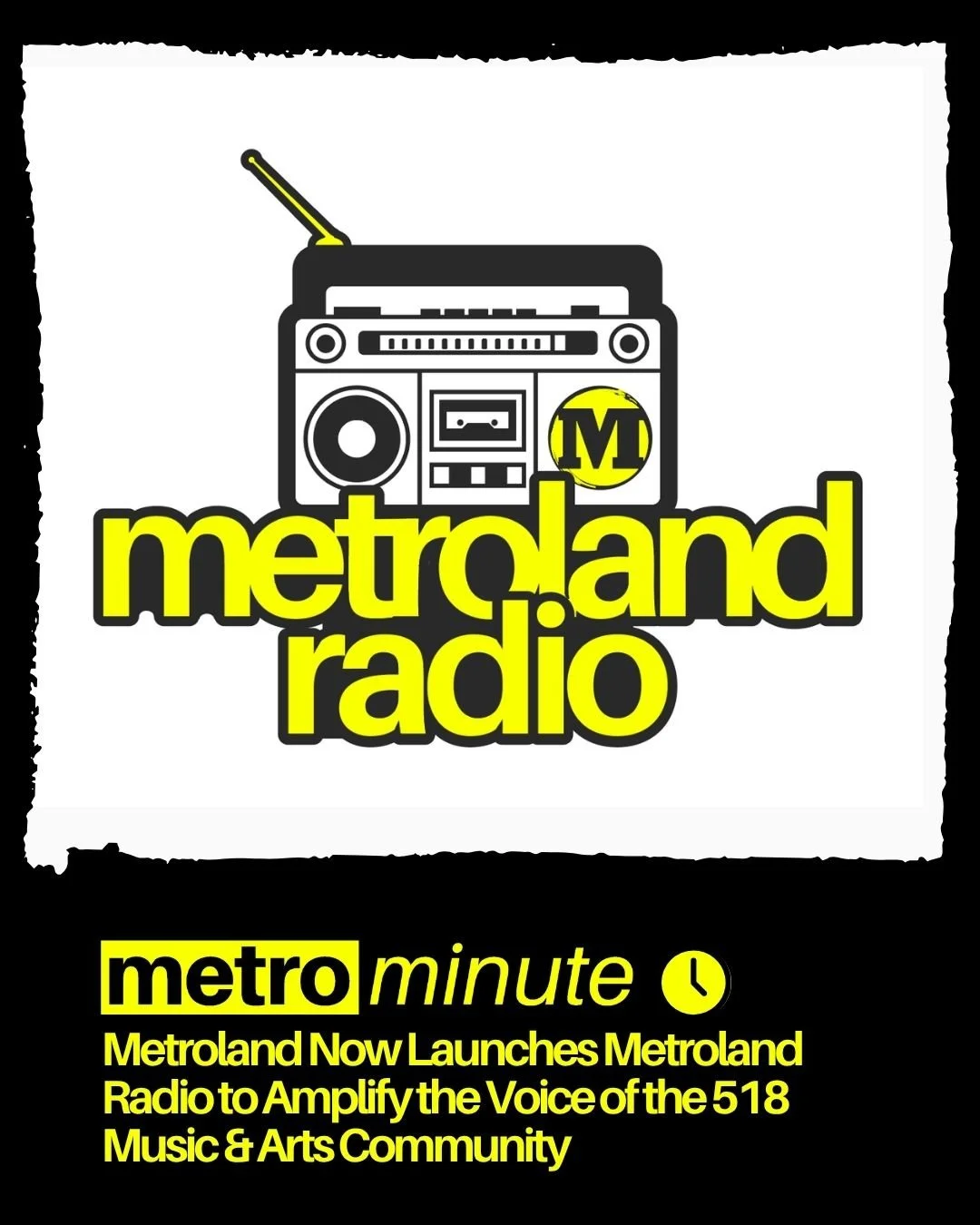 Newsflash Metro Minute - local info in less than 60 seconds!

Today marks another chapter in our story. We&rsquo;re excited to announce that Metroland Now is expanding its mission of supporting local arts, entertainment, nonprofits, and small busines