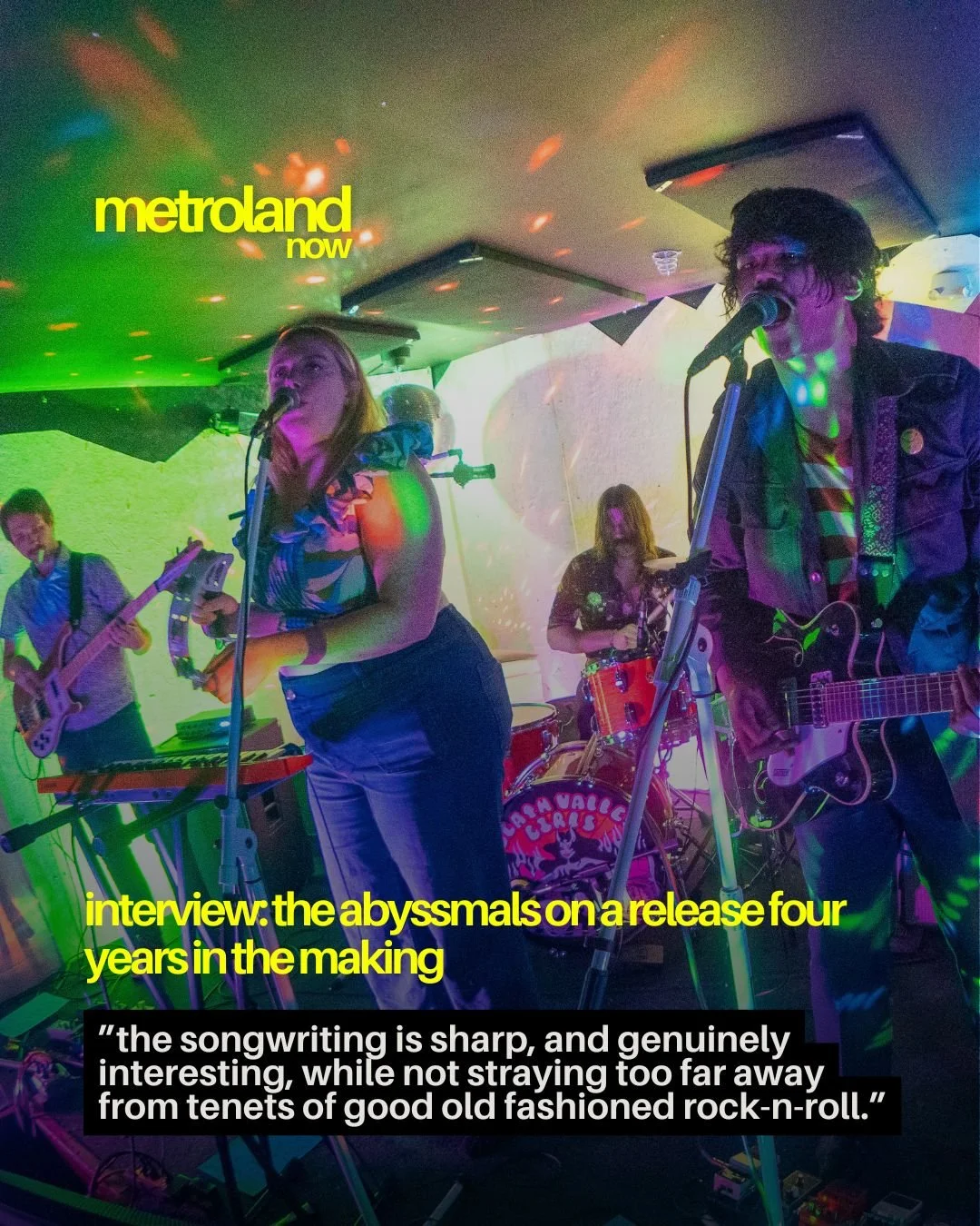 No Pretty Face is The Abyssmals&rsquo; first new album in nearly six years, and Andy Scullin sat down with the band to discuss the new songs and the process behind their lengthy intermission. You can check out the interview over on our website, now.