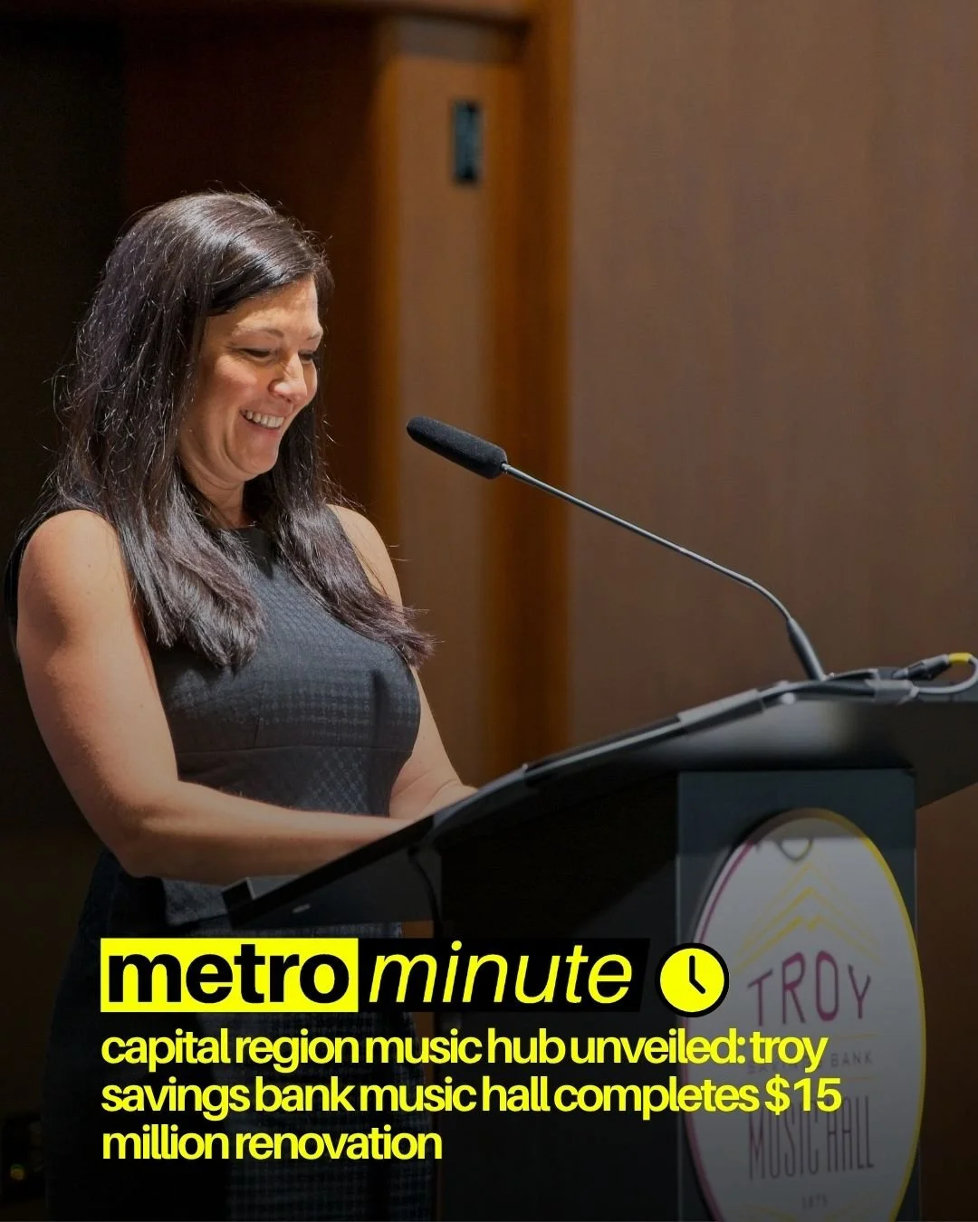 Newsflash Metro Minute - local info in less than 60 seconds!

Big news for music fans in the Capital Region, the 150-year-old Troy Savings Bank Music Hall got a $15 million face lift. Governor Kathy Hochul just unveiled the brand-new Capital Region M