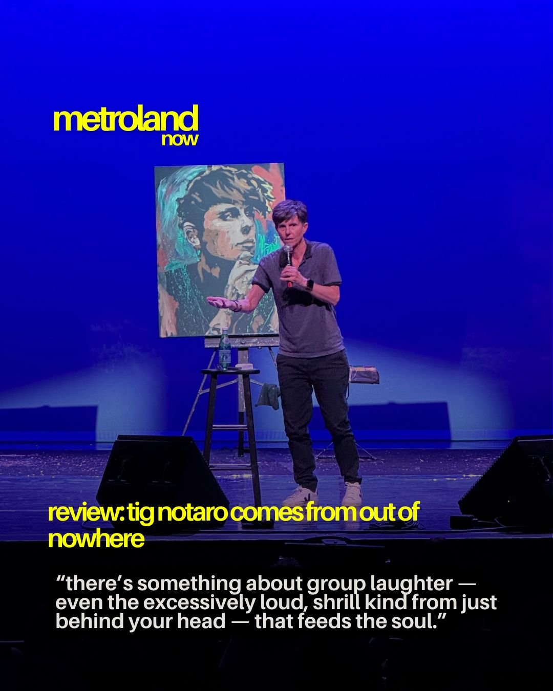 Tig Notaro brought her signature deadpan delivery and 30 years of stand-up experience to The Egg on Thursday night, for a sold-out show at 7:00 p.m. and a second, nearly-sold out show at 9:30 p.m. Thanks to a late afternoon Red Bull, TJ Foster made h