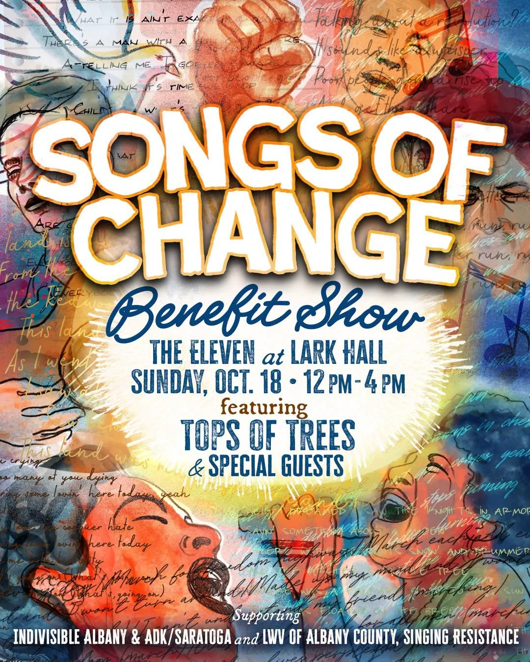 PREVIEW: The Eleven at Lark Hall Hosts Songs of Change: A Protest Music Celebration