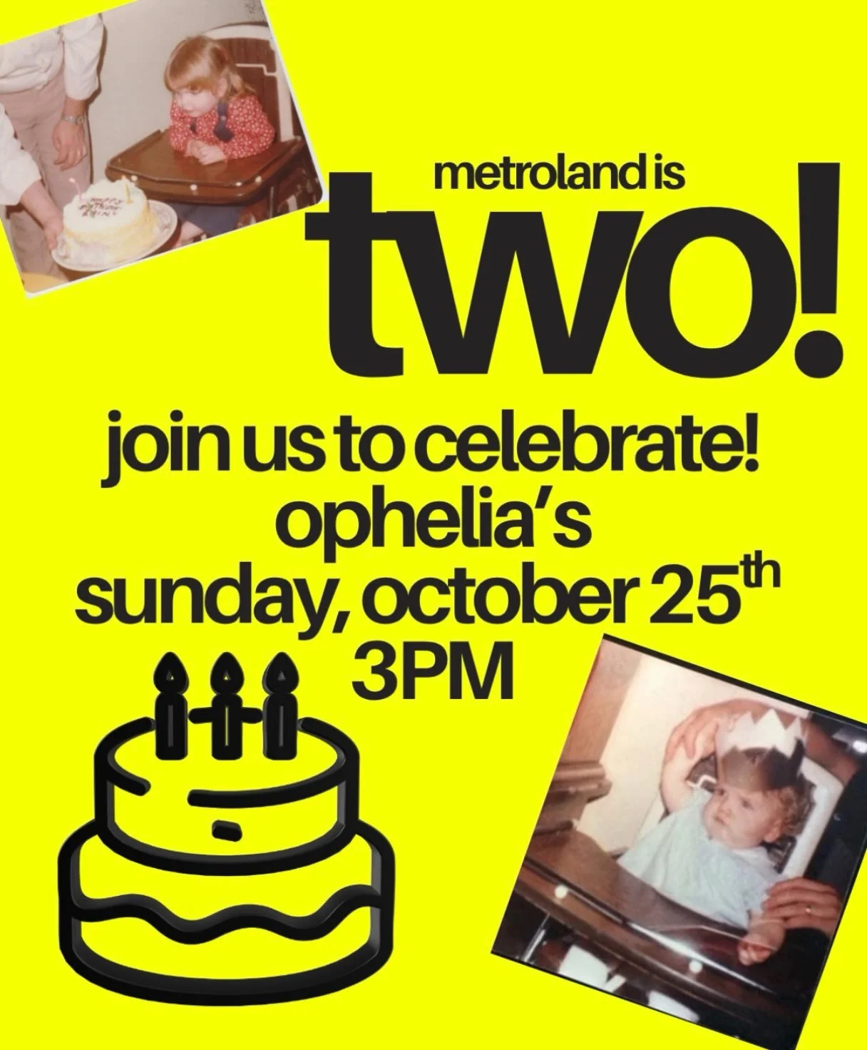 One week from today join us for our second birthday! There will be cake and live performances from Albany Rock Pit and members of our staff (who booked that?) including TJ Foster, Andy Scullin, James Mullen, Jonathan Patrizio (aka Jonny Botanist, JP,