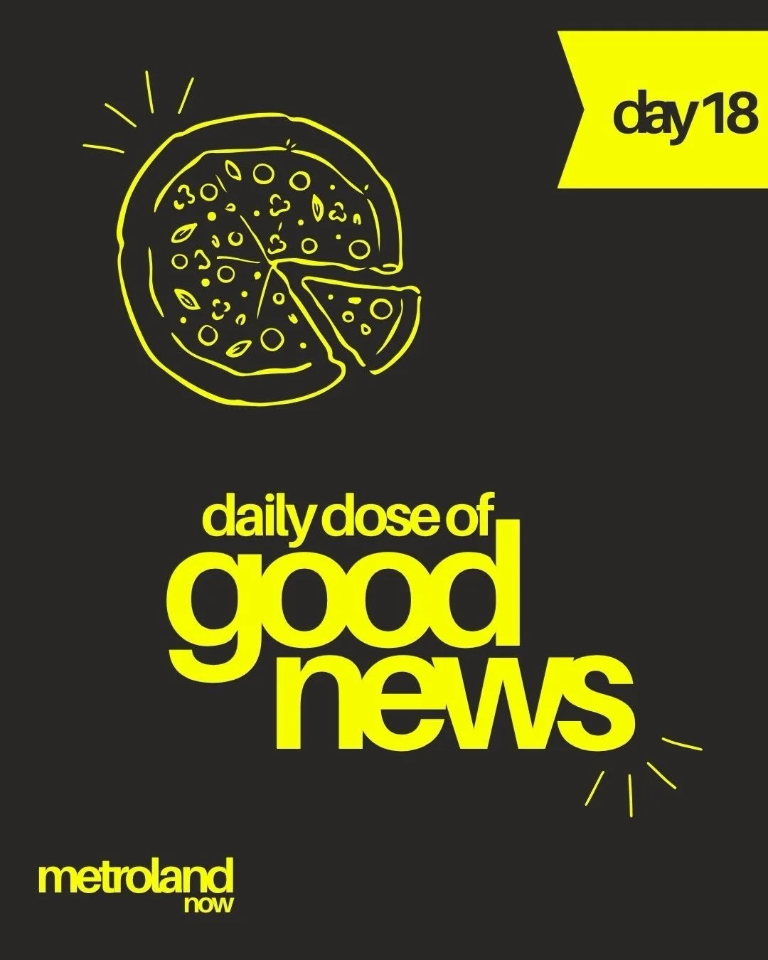 Metroland is committed to sharing one good news every day for the month of October! Day eighteen!

Anthony Berghela of Romo&rsquo;s Pizza and Restaurant in Glenmont, won first place in the America&rsquo;s Best Traditional Thin Pizza division at The G