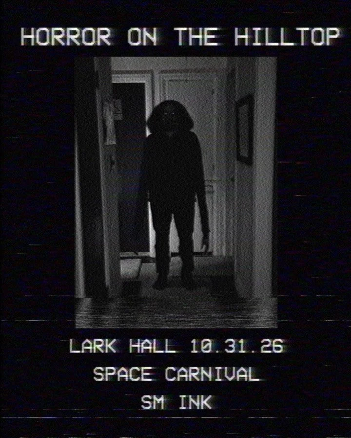 Halloween Night. Lark Hall. There may not be trick-or-treating. But there will most definitely be a conglomeration of otherworldly beings joining together in solidarity with the band known as Hilltop. Katie Leach has all the top secret information ov