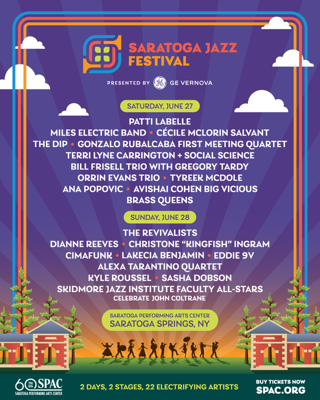 PREVIEW: Lineup Announced For 49th Annual Saratoga Jazz Festival