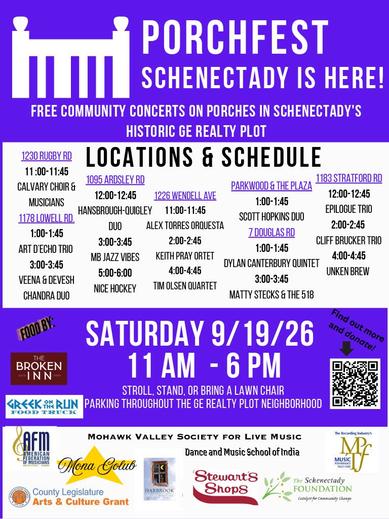 PREVIEW: Schenectady Porchfest Promises Music With a Mission