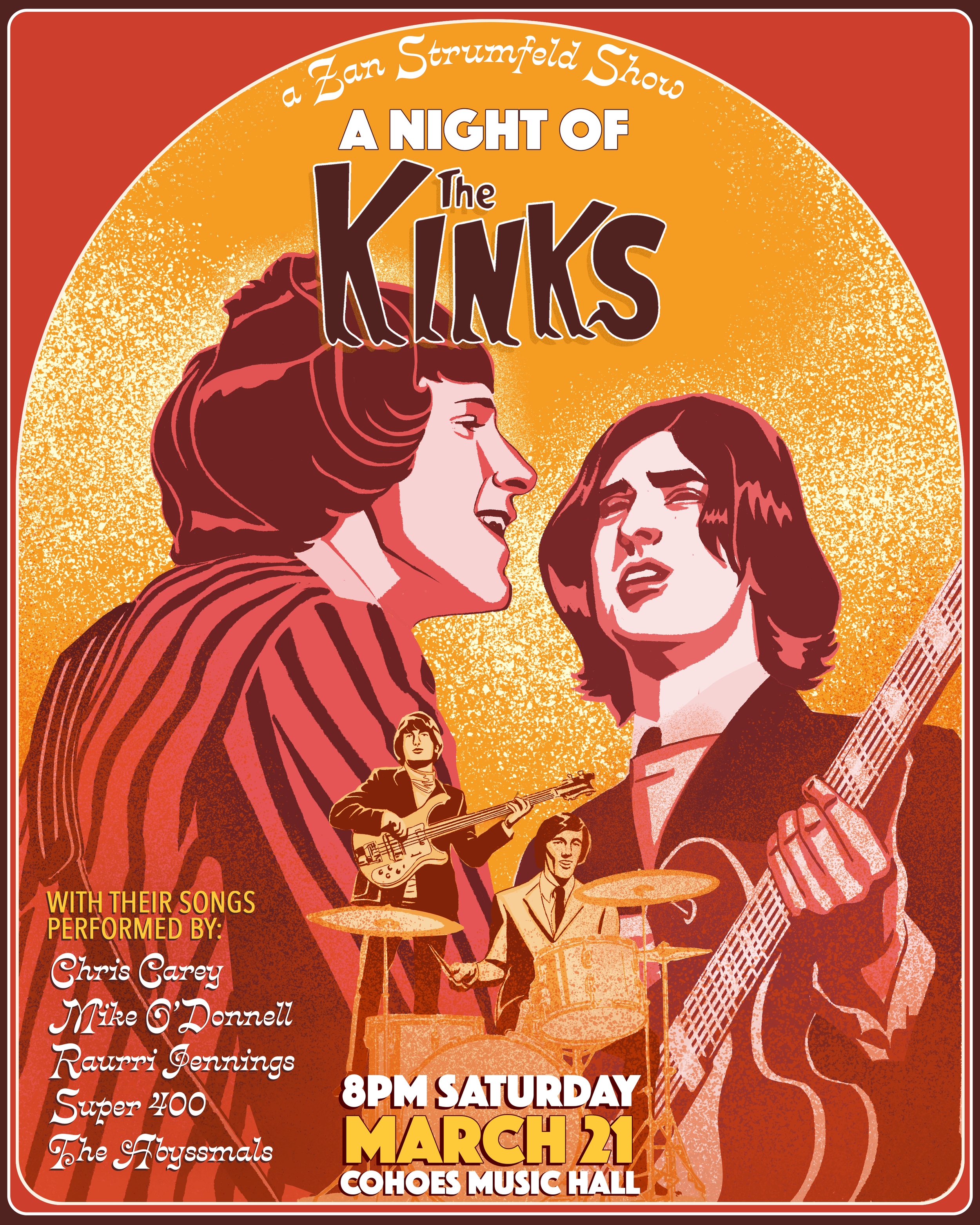 PREVIEW: A Zan Strumfeld Show presents: A Night of The Kinks