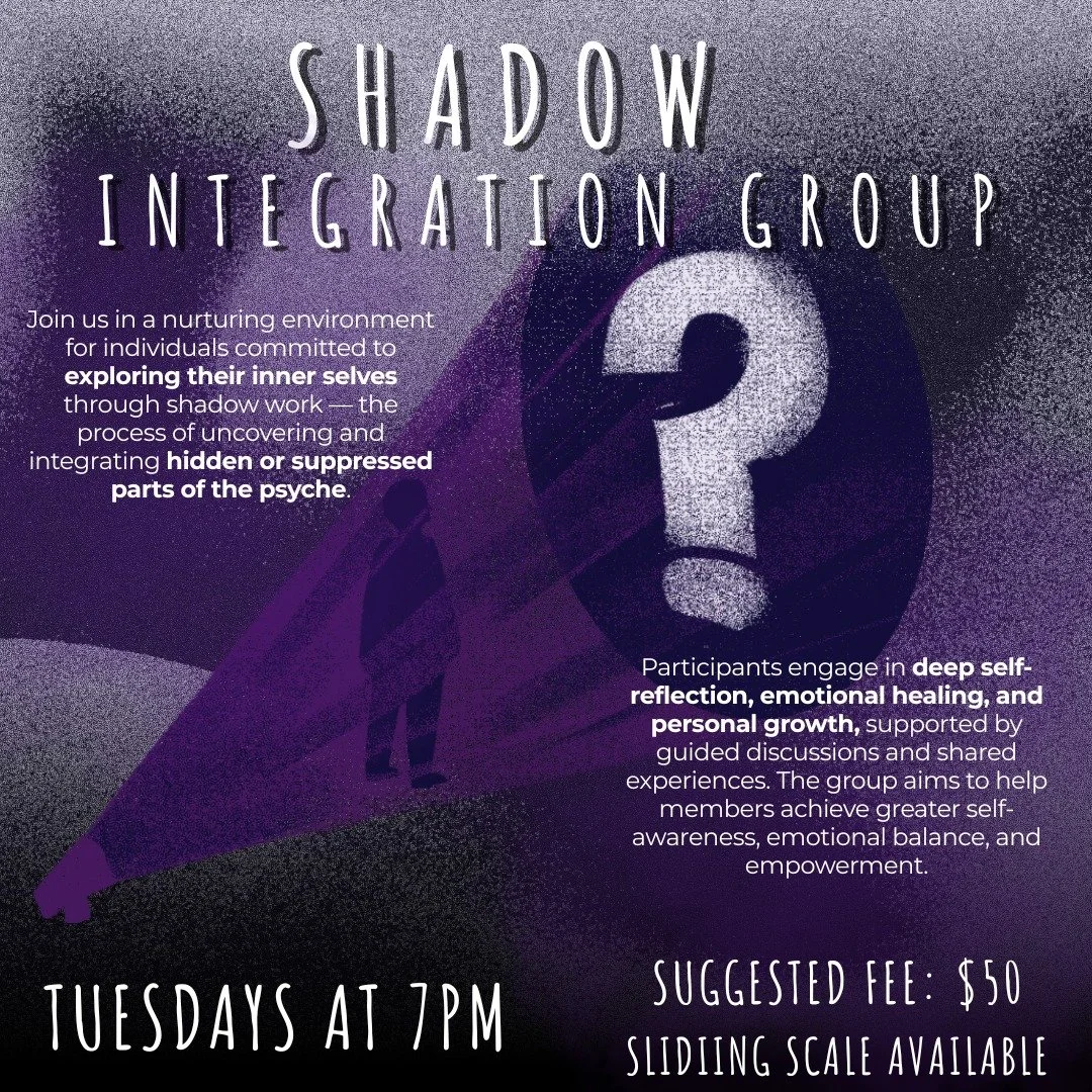 This group provides a nurturing environment for individuals committed to exploring their inner selves through shadow work &mdash; the process of uncovering and integrating hidden or suppressed parts of the psyche.

Participants engage in deep self-re