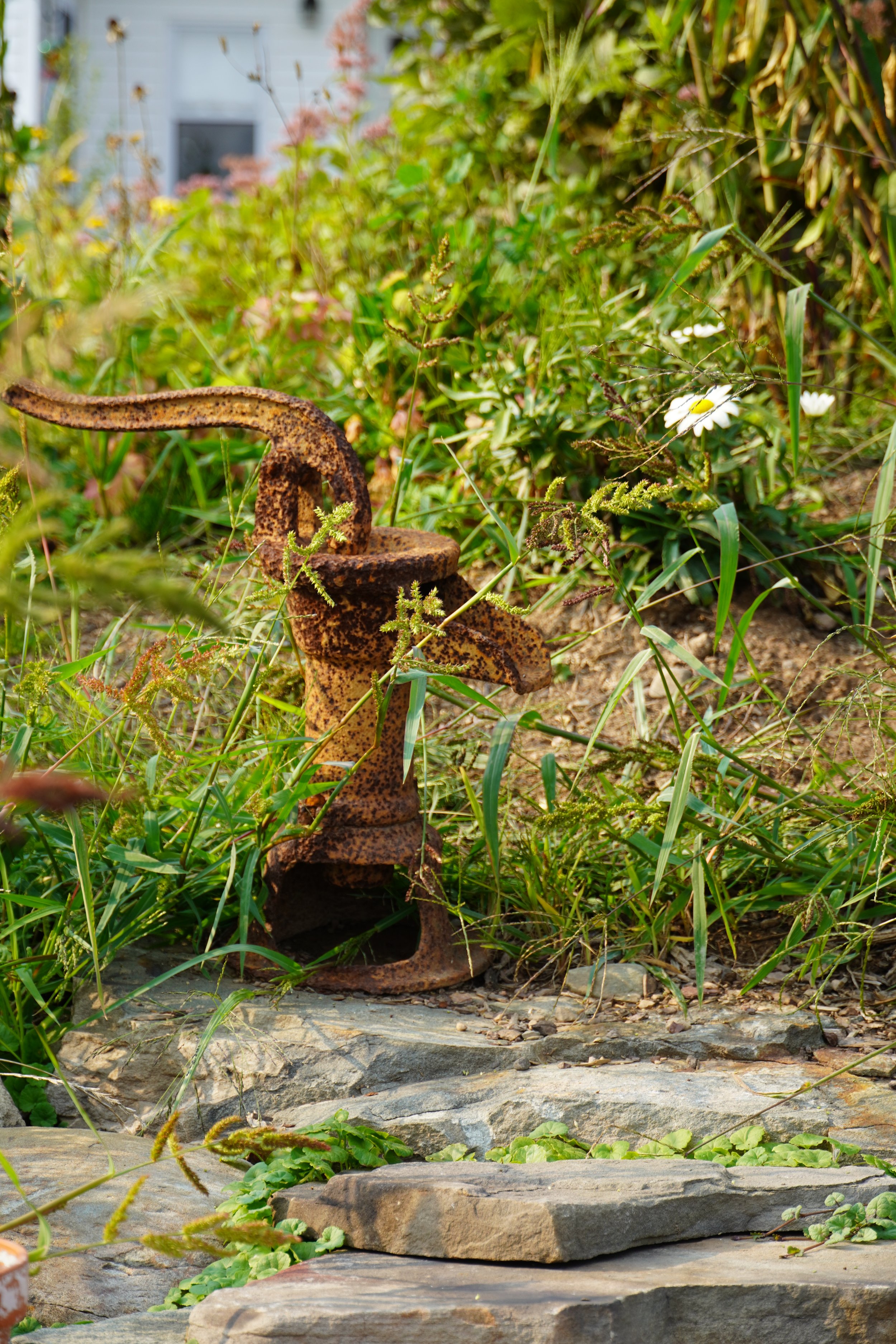 Design Ecosystems reclaimed water pump as sculpture.JPG