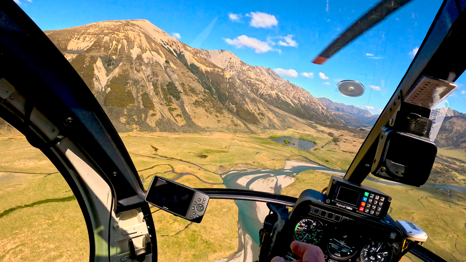 Helicopter transfer for Skybound South