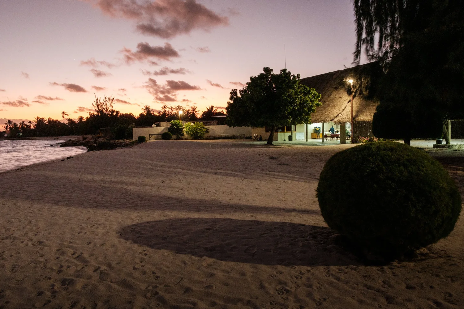 Ikari House on the beachfront at Christmas Island