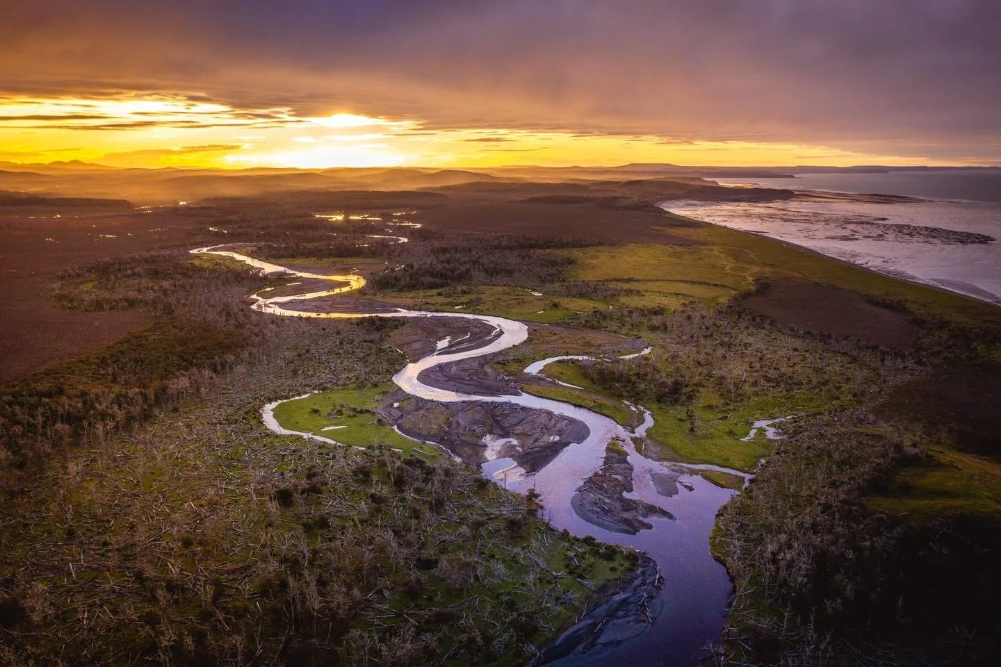 The Río Irigoyen landscape surrounding World’s End Lodge