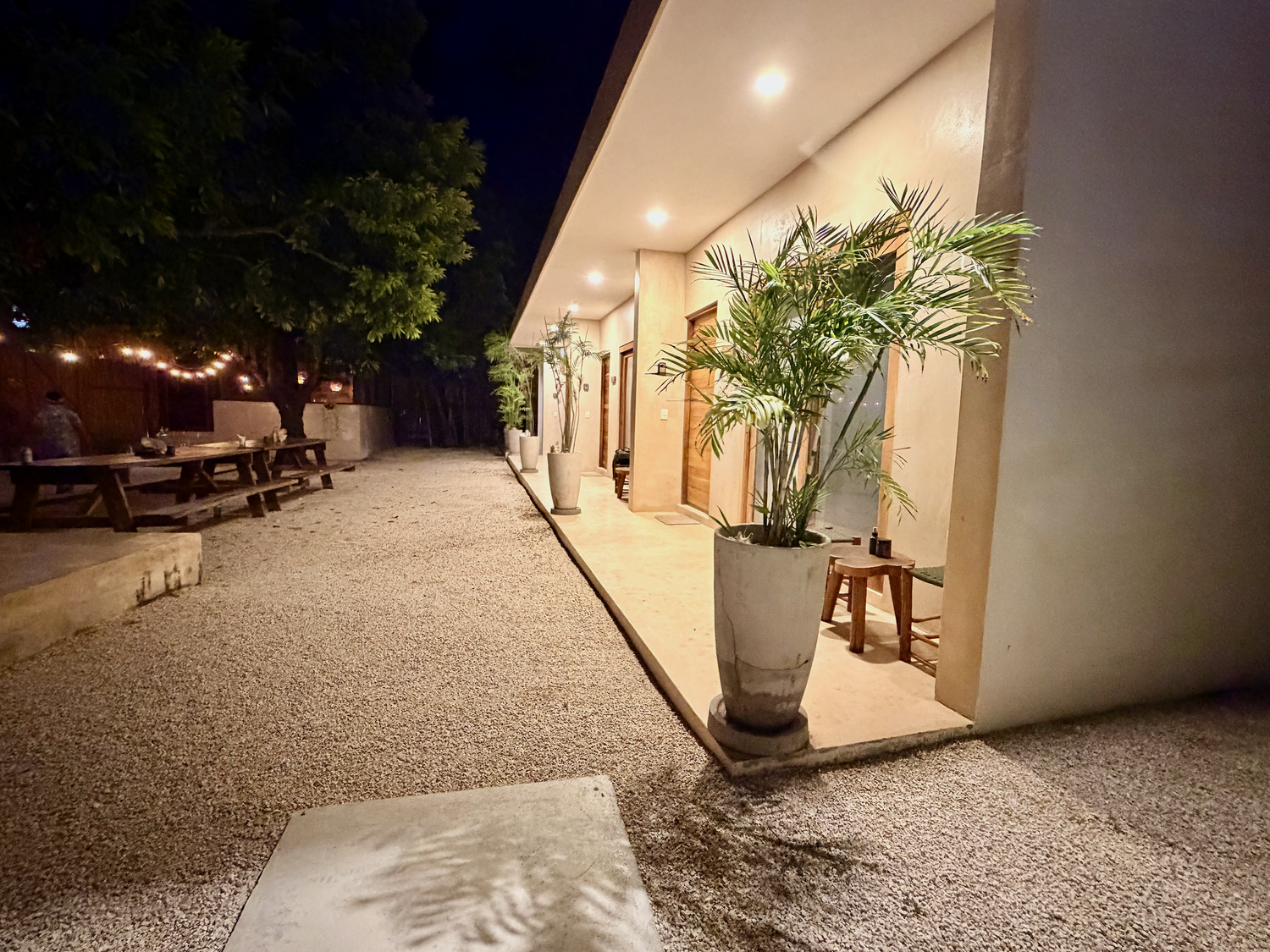 Guest rooms at Xcalak Paradise Lodge in Mexico