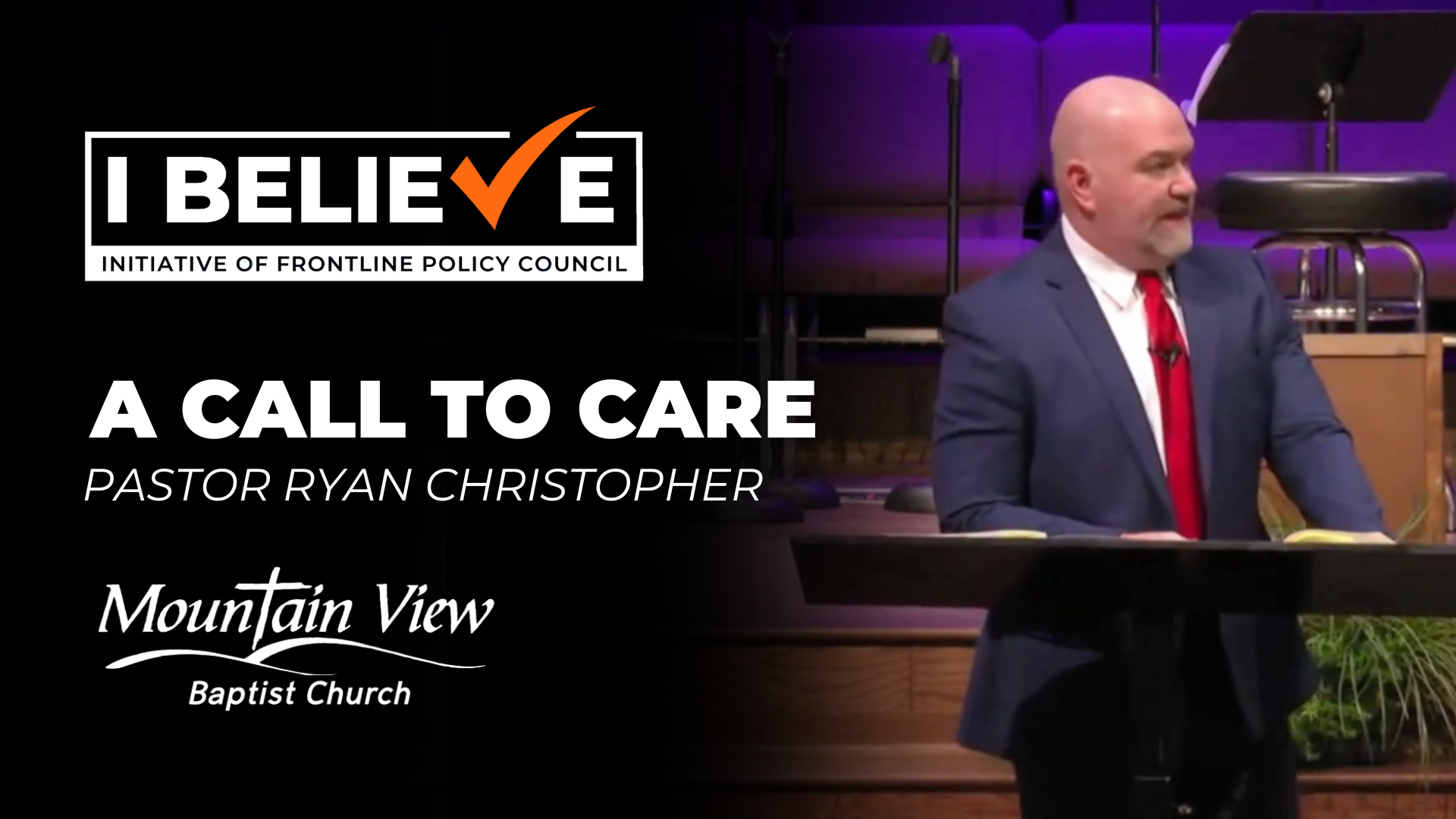 “A Call to Care” by Pastor Ryan Christopher