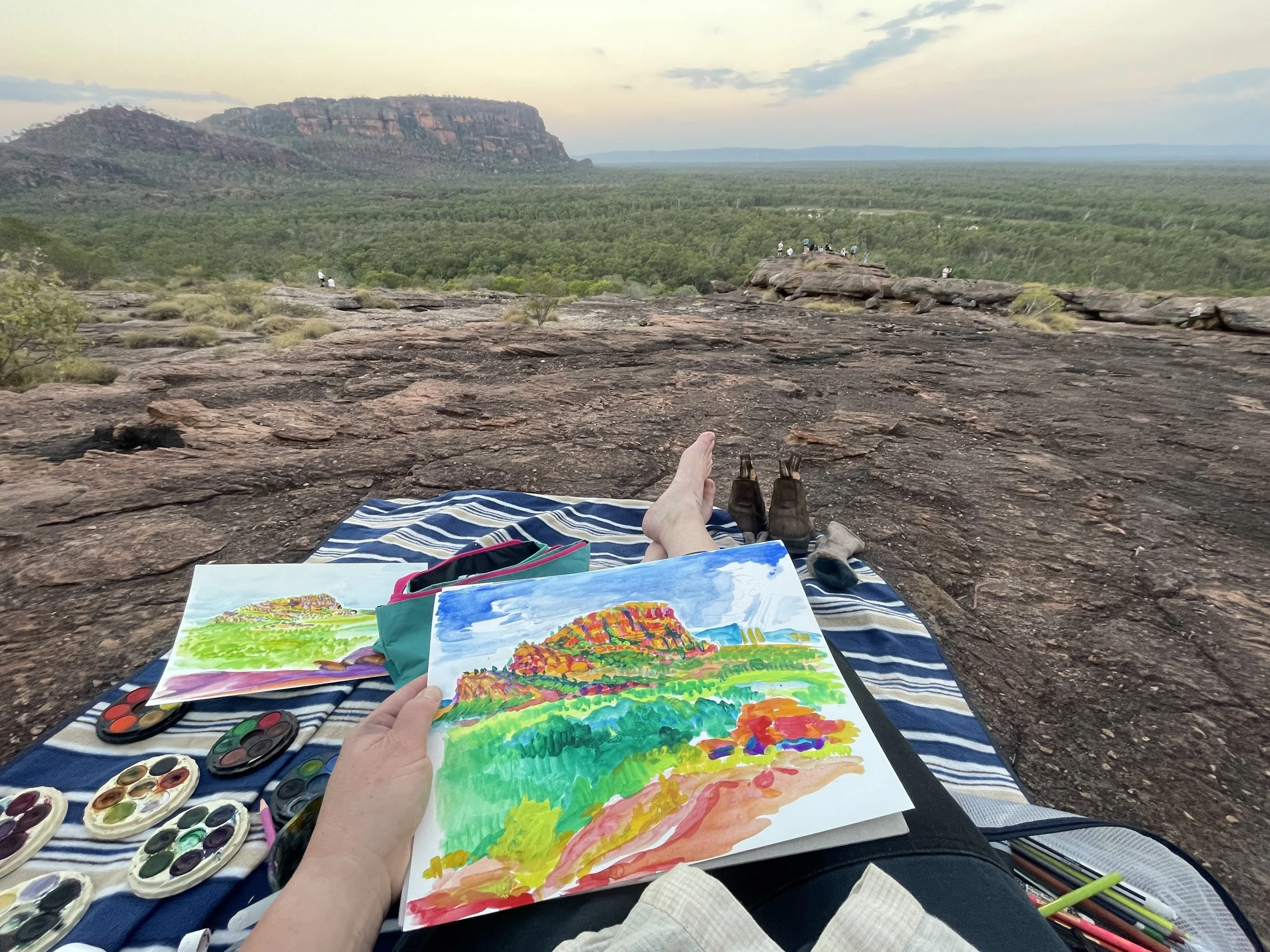 Art for Climate Change Adaptations with CSIRO in Kakadu NP