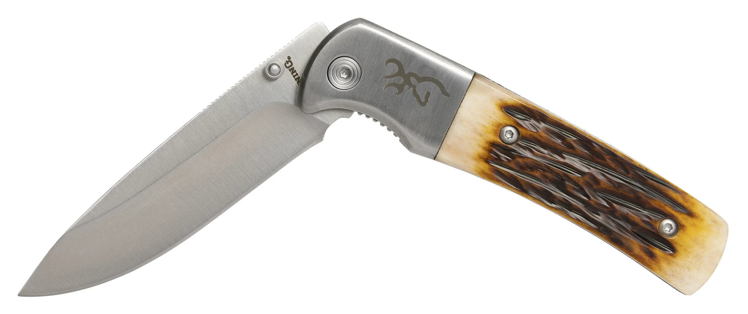 BROWNING BUCKMARK HUNTER FOLDER BONE