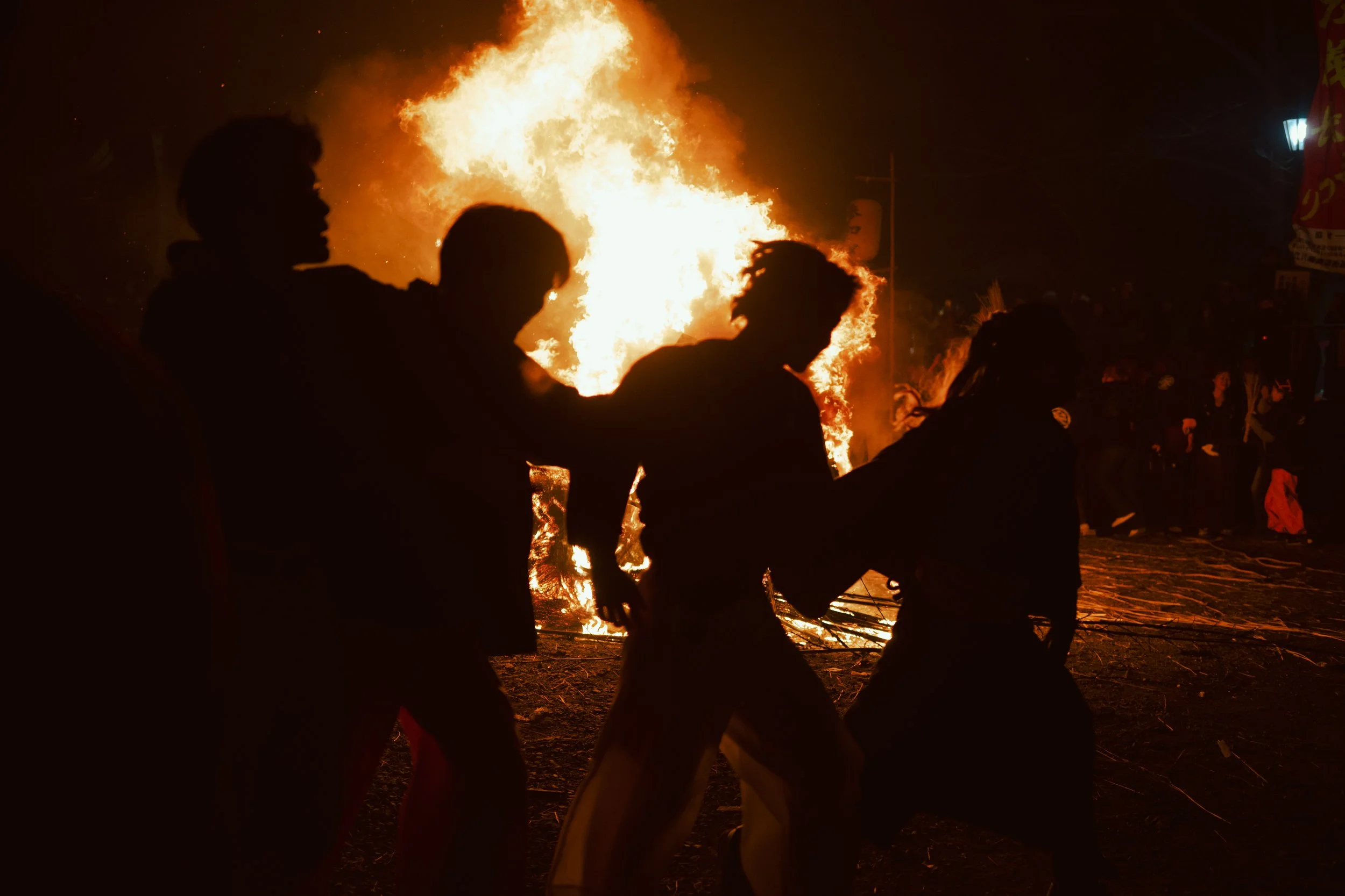 I Thought I Burnt My Eyebrows Off at the Omihachiman Sagicho Fire Festival