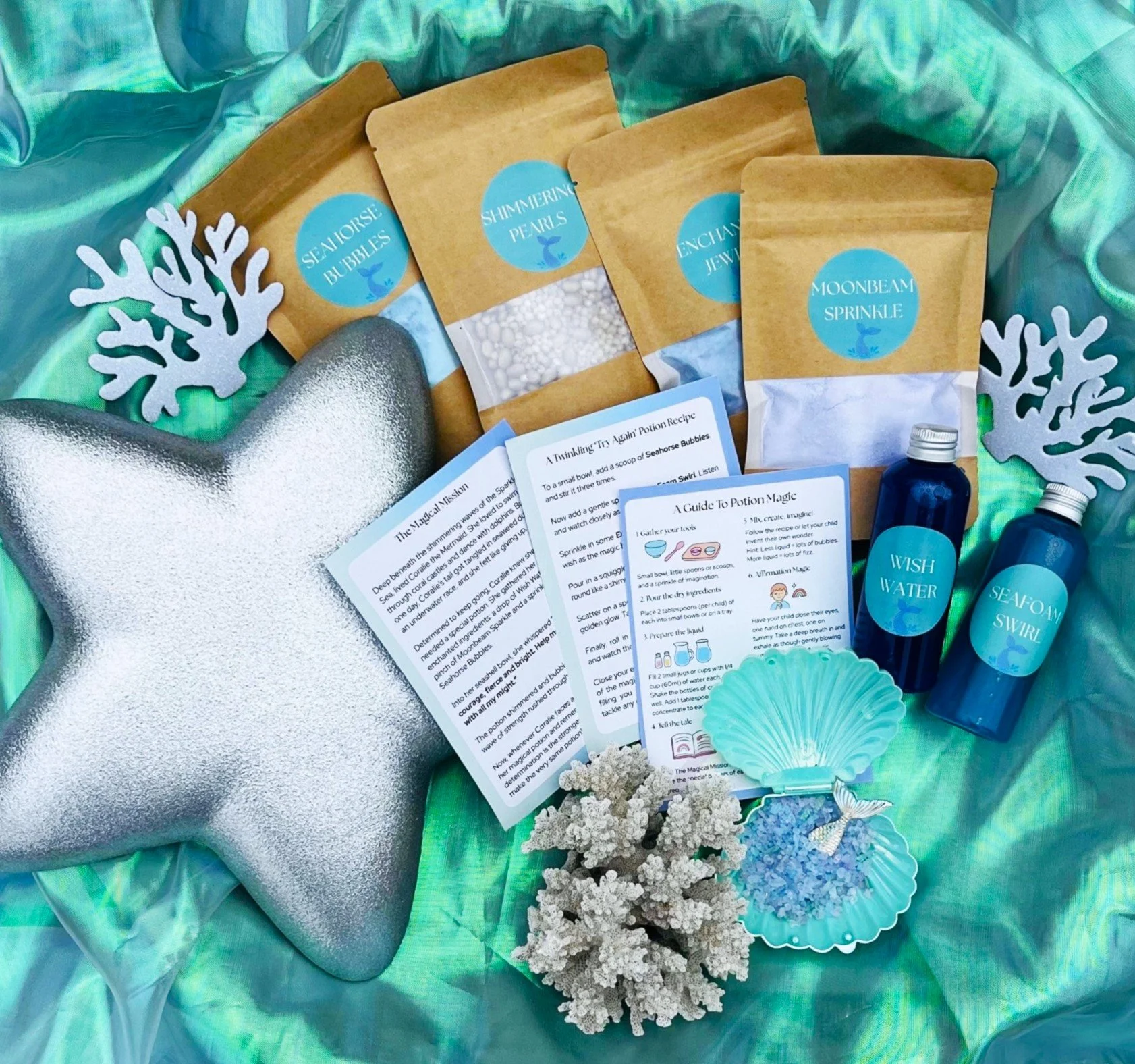 potion play, potion kit, fizzy play, mermaid