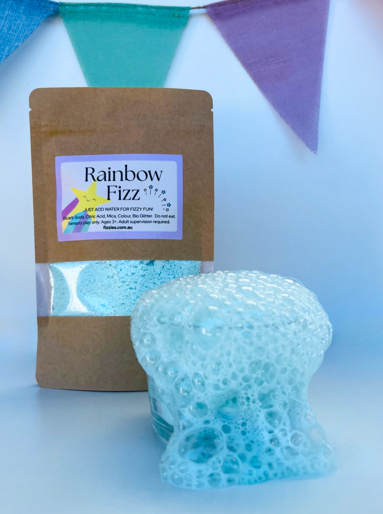 Rainbow Fizz - Mint Green