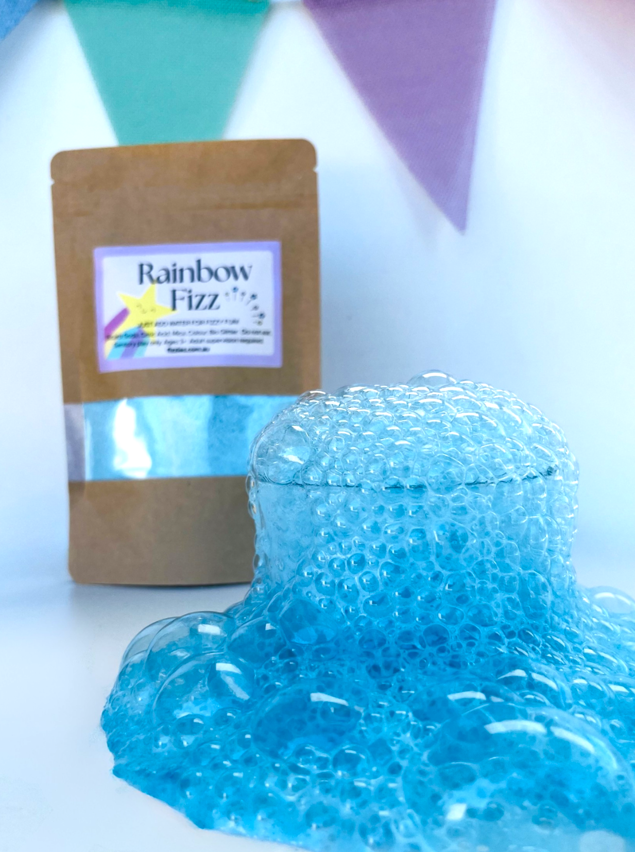 Rainbow Fizz - Summer Sky Blue