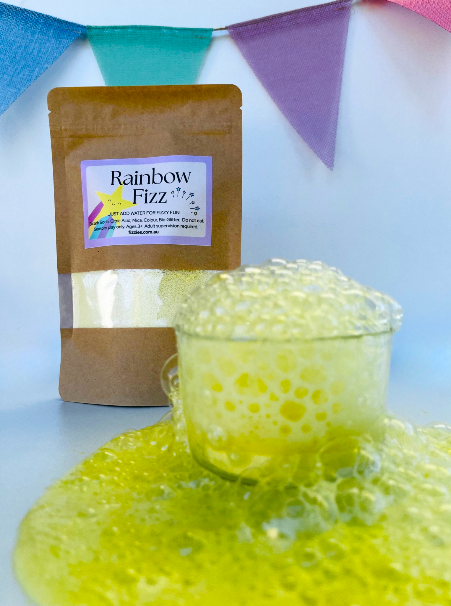 Rainbow Fizz - Sunshine Yellow