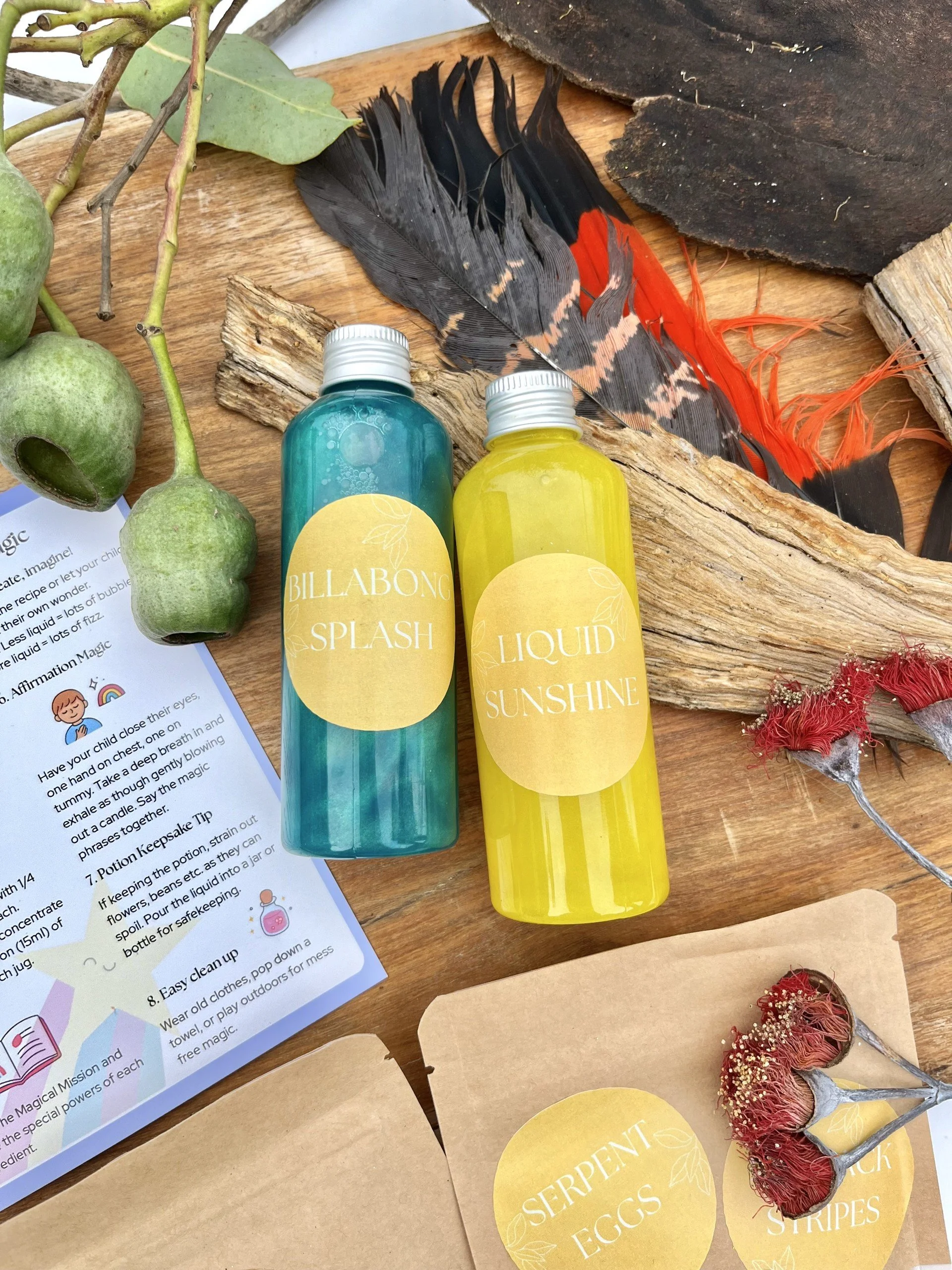 potion play, potion kit, fizzy play, bush stew