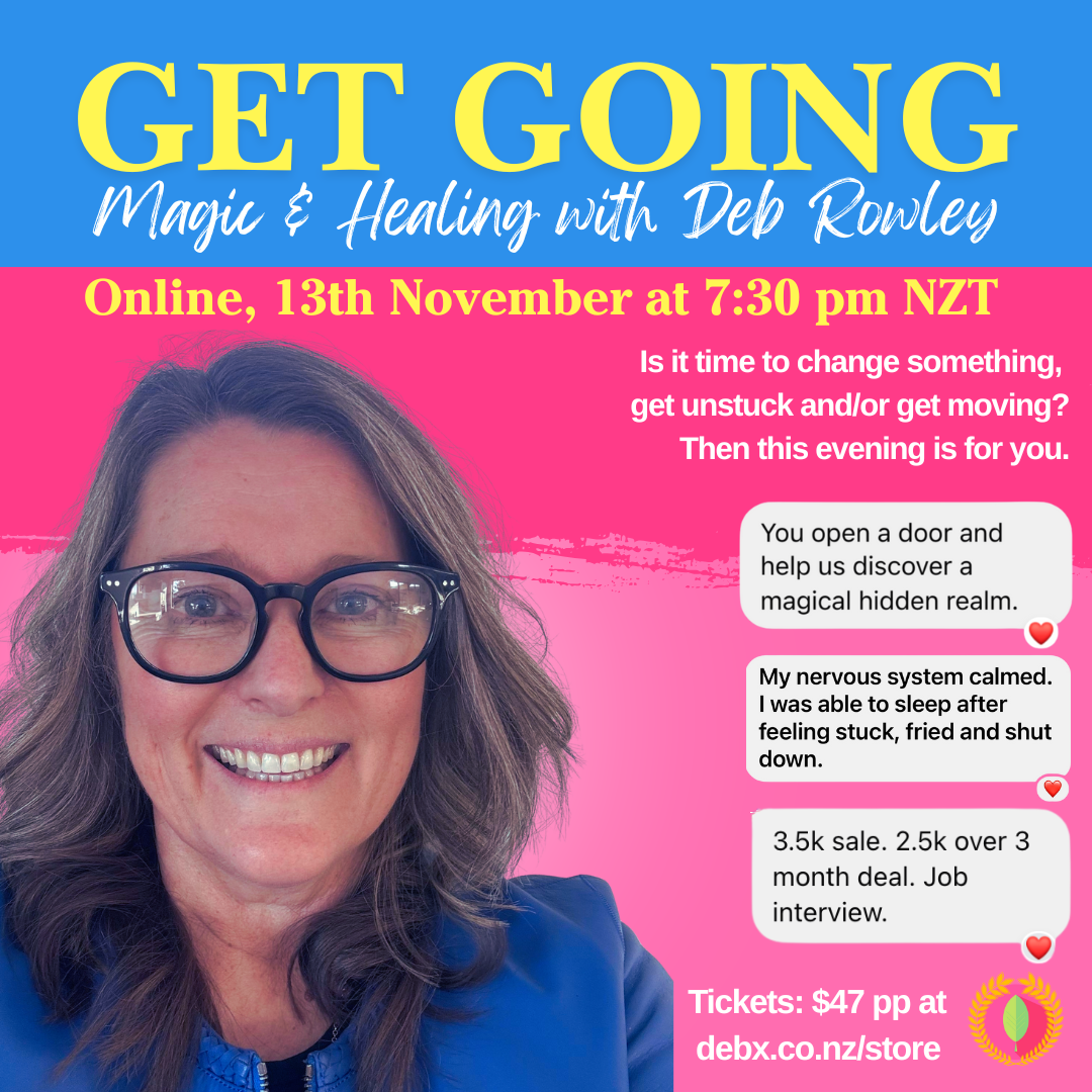 Get Going, an online healing event with Deb Rowley