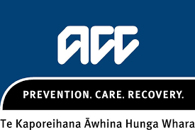 Logo with the letters 'ACC' and the words 'Prevention. Care. Recovery.'