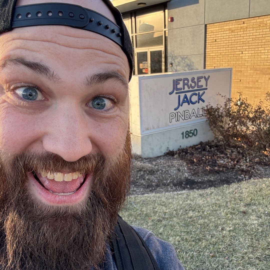 I finally recovered from being sick, so I celebrated with a little trip. Purely a fun and personal trip, and it was so cool to see how games are made! 10 out of 10 would do it again. #jerseyjackpinball #jjp #pinball