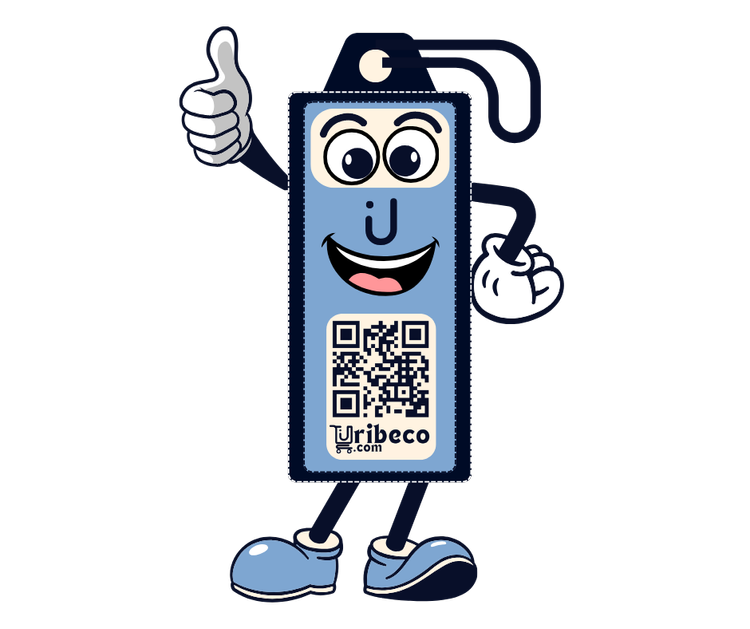 BECO, la mascota de uribeco.com, con el pulgar arriba