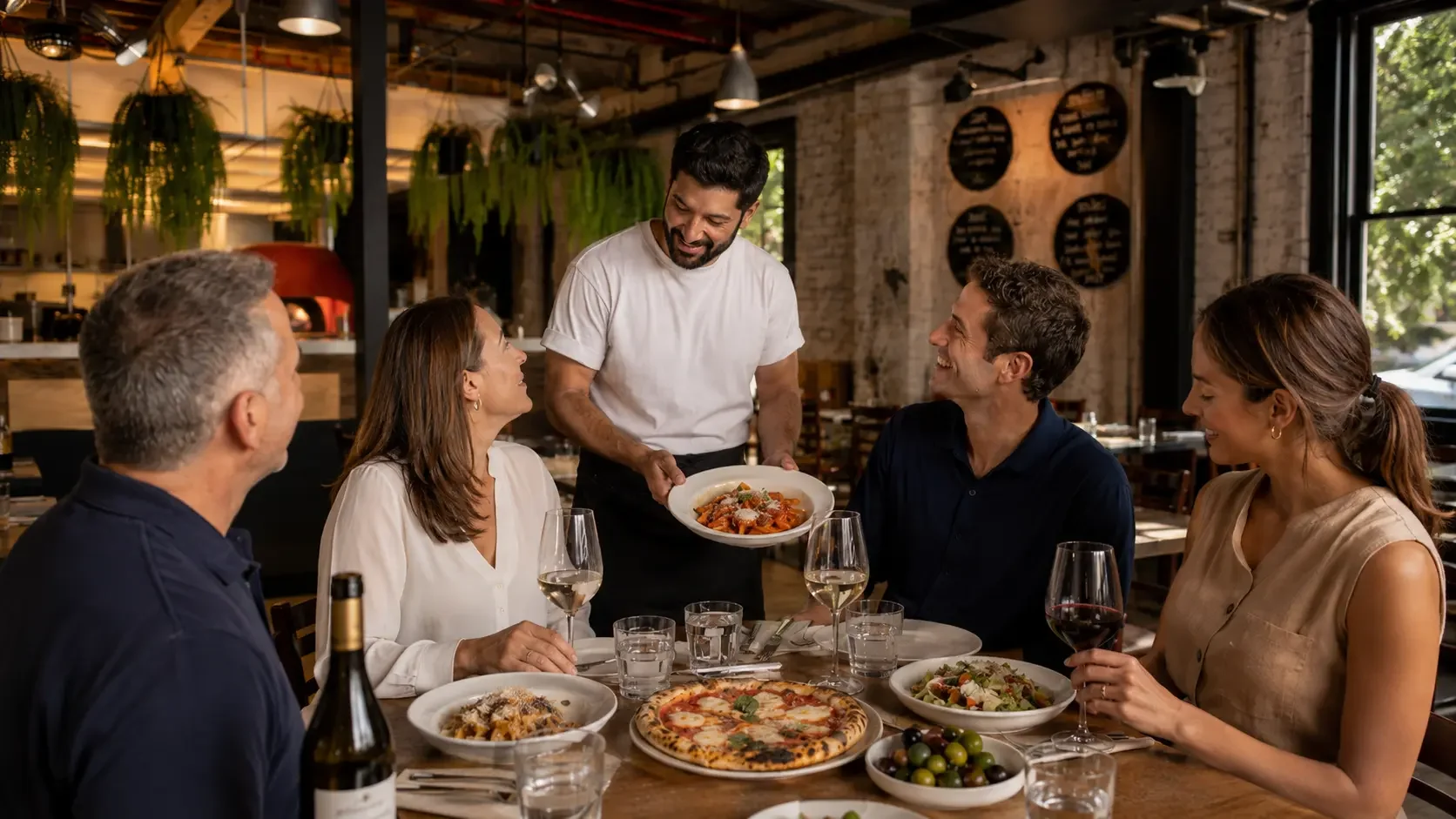 Shared antipasti table with burrata olives and Italian starters for gluten free dining in Sydney