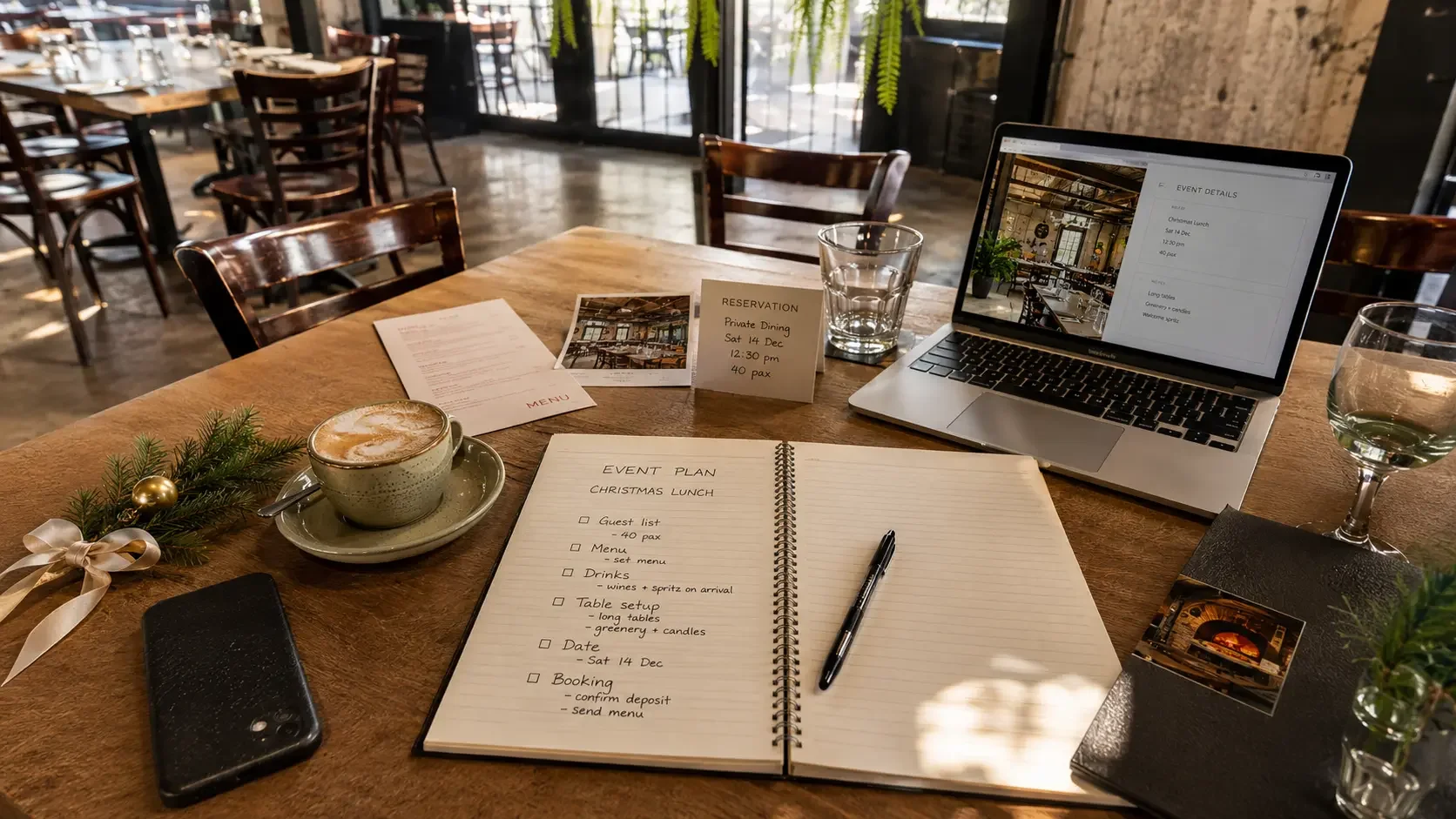 Christmas party planning checklist for booking a Sydney venue