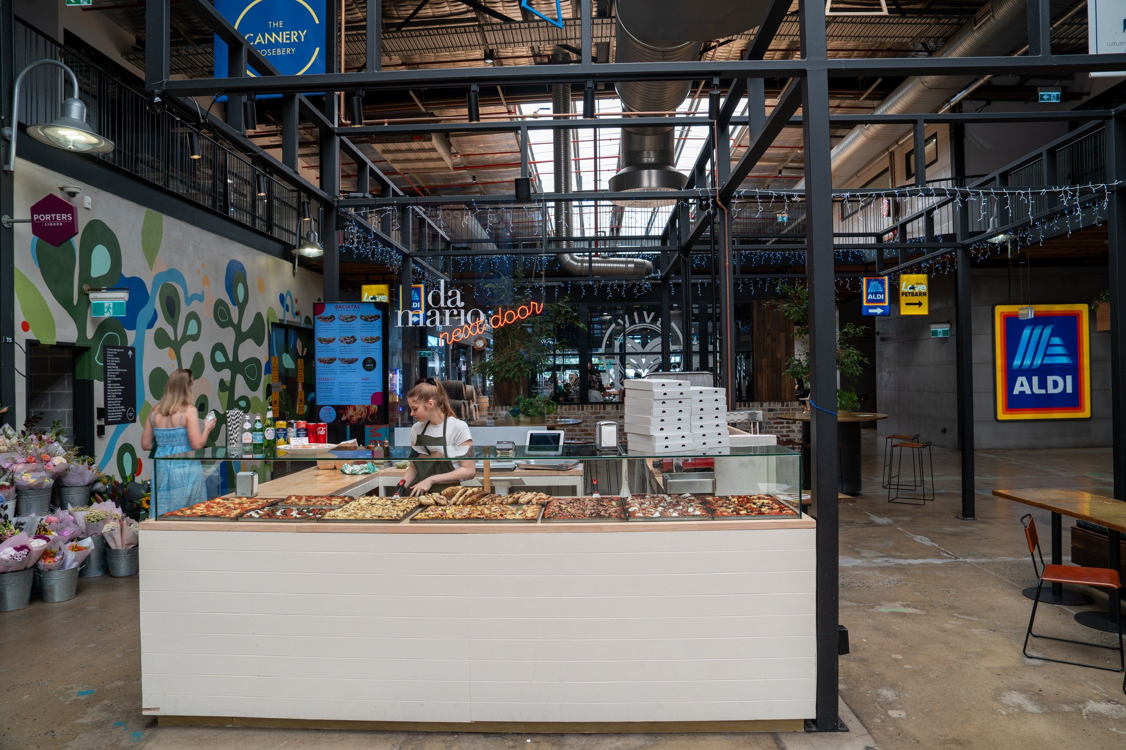 Pasta and wine dinner near Redfern at Da Mario Rosebery Sydney