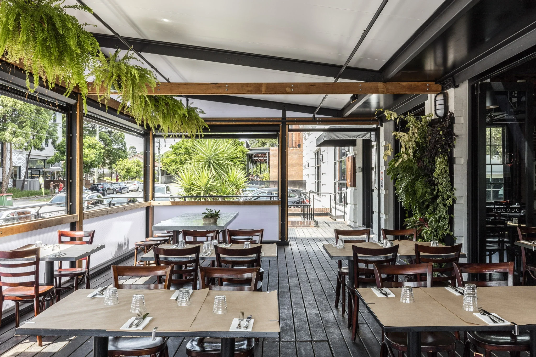 Da Mario outdoor Terrace styled for bridal shower